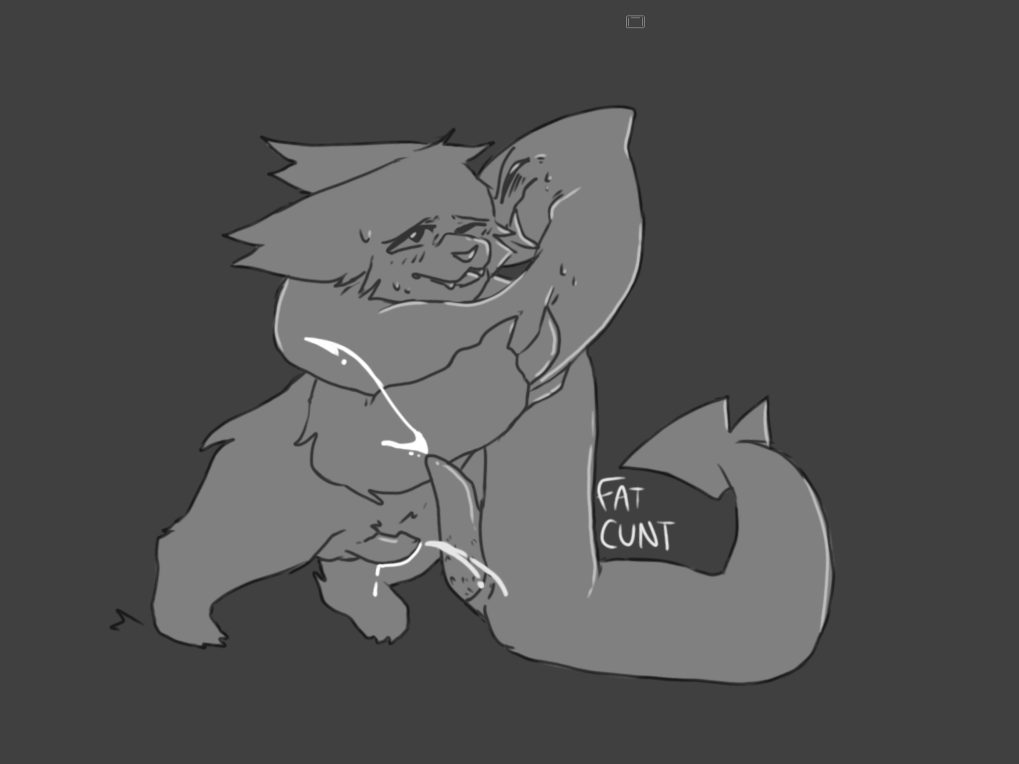 seviper, zangoose, nintendo, pokemon rse, 2017, digital drawing (artwork), grey background, monochrome, shaded, simple background, text, 2boys, animal genitalia, animal penis, barbed penis, blush, claws, cum, cumshot, duo, ejaculation, erection, fangs, fat cunt, feral, fur, furry, gay, half-closed eyes, hug, interspecies, male, male only, mammal, one eye closed, open mouth, orgasm, penis, pokemon, scalie, smile, snake, standing, sweat, tail, teeth, tongue, video games, wince, 