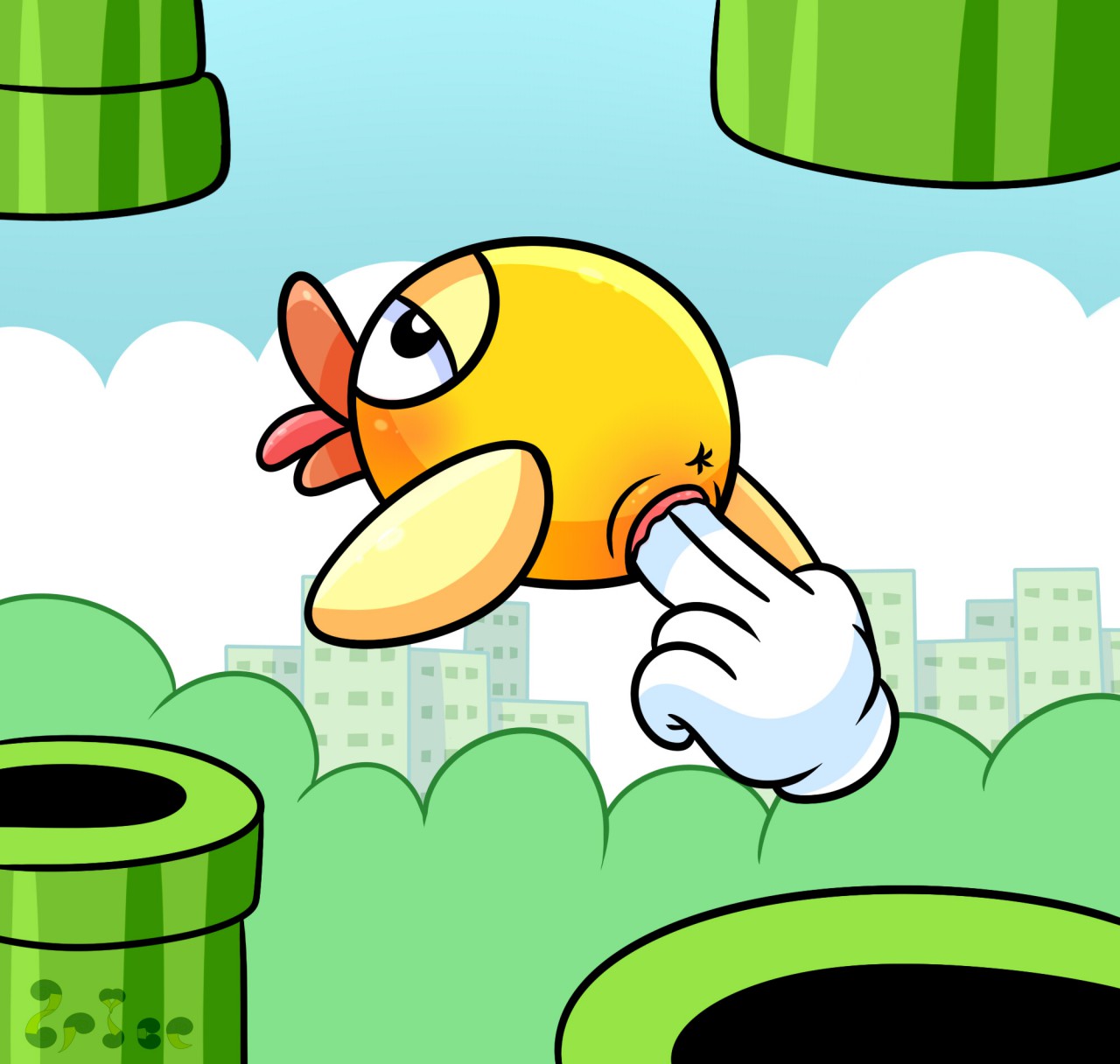 Flappy Bird Gets Naughty: Uncensored Images Galore
