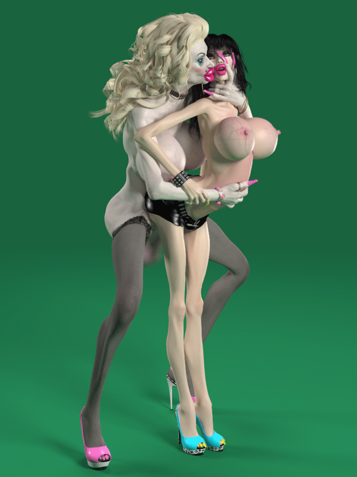 gif author, 3d, animated, areolae, balls, big balls, bouncing breasts, brea...