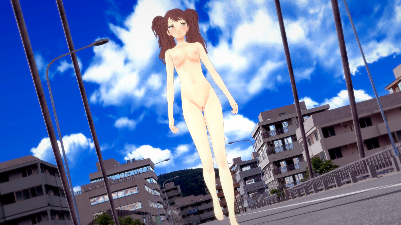 kujikawa rise, megami tensei, persona 4, barefoot, breasts, completely nude...