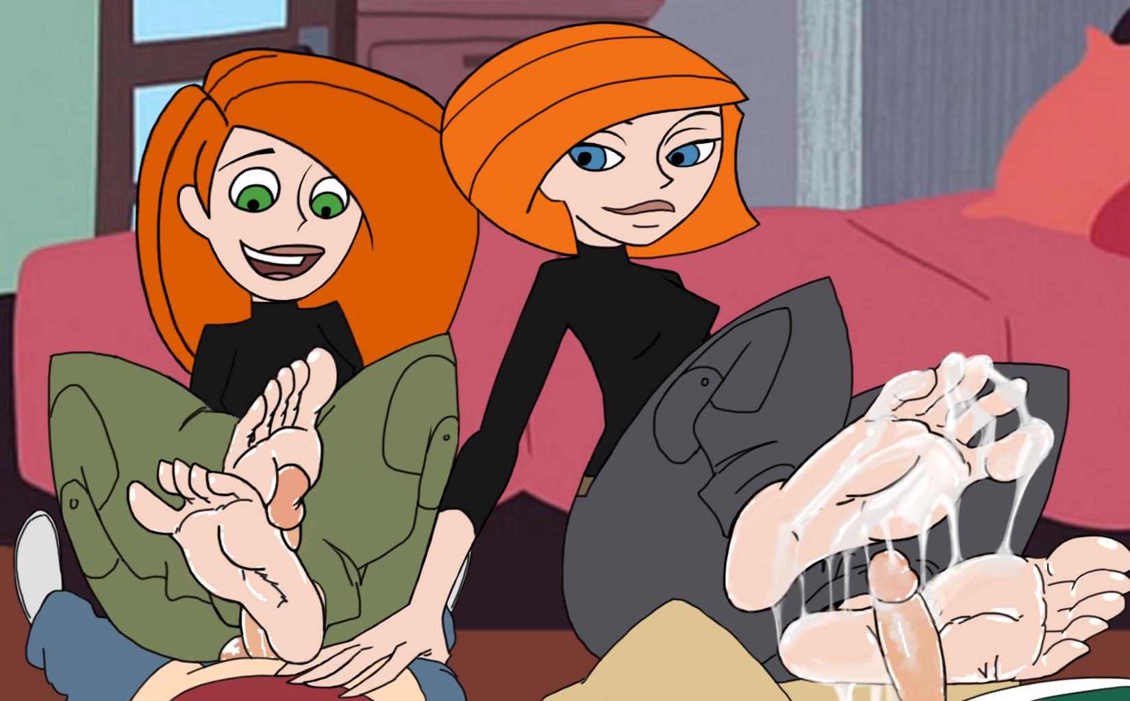 ann possible, kimberly ann possible, disney, kim possible, cum on soles, fo...