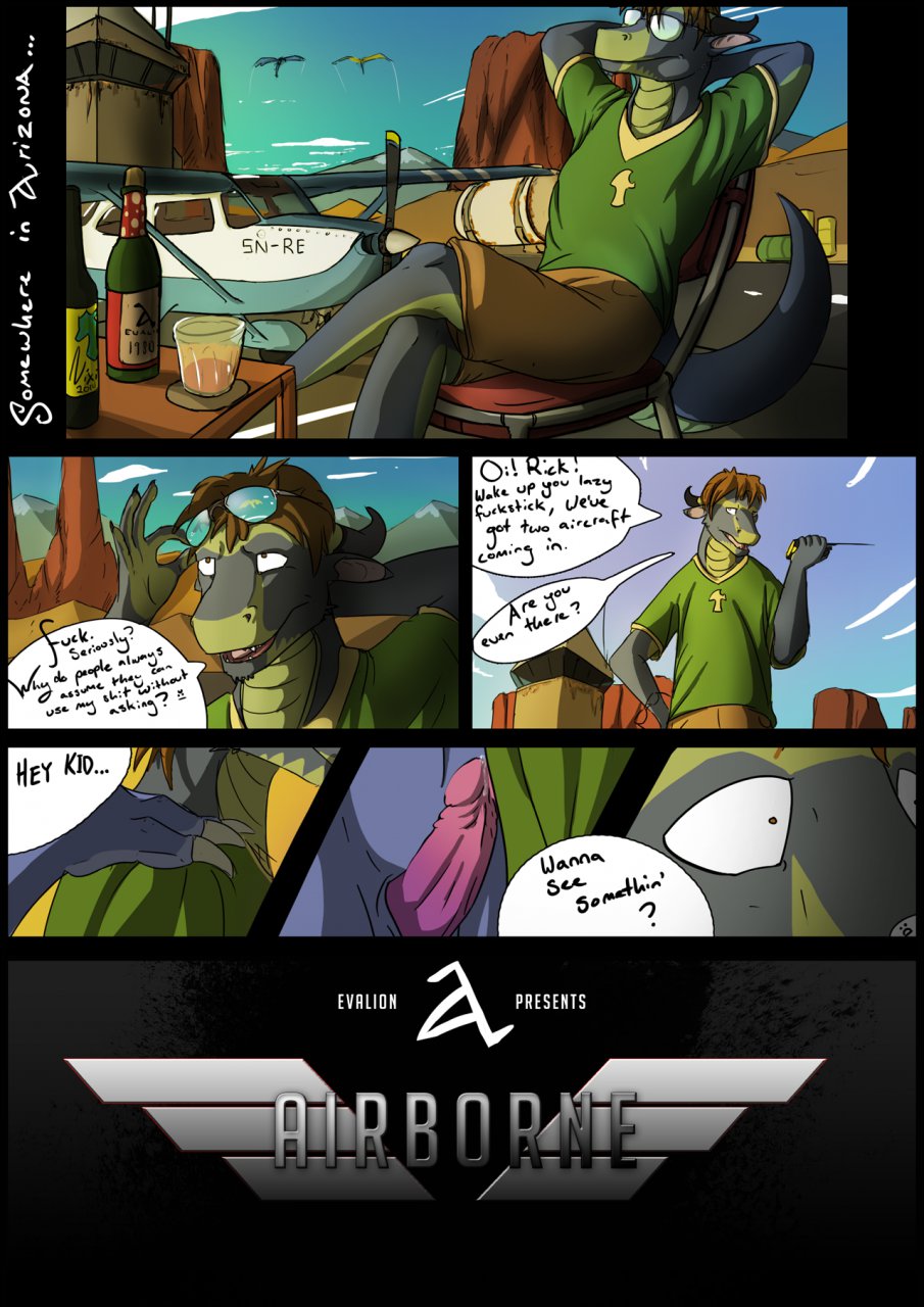 evalion, comic, aircraft, airplane, anthro, dragon, erection, feral, furry, gay, male, no humans, penis, 