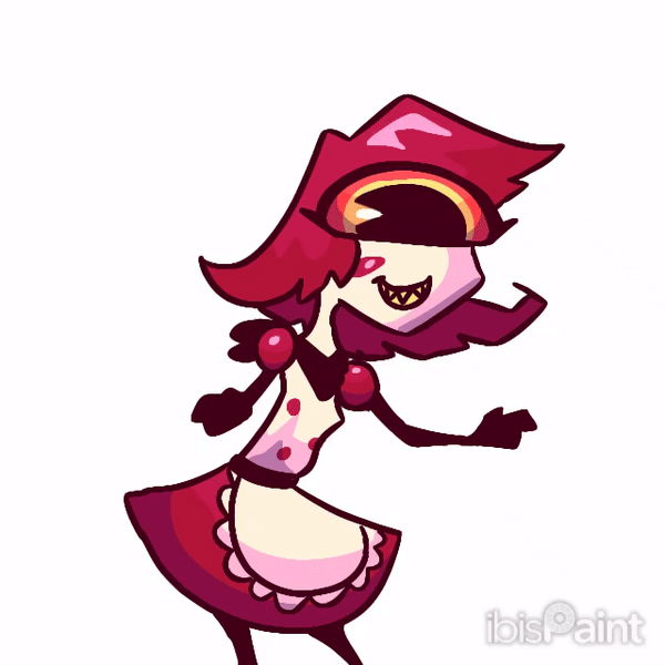 1_eye 1girls 2024 animated chszan_chan female flashing flashing_pussy funny gif hazbin_hotel ibispaintx joke joke_art looking_at_viewer meme niffty petite petite_body pussy pussy_peek seizure_warning short_hair skirt_lift skirt_up smile solo solo_female source_request vivienne_medrano white_background white_body