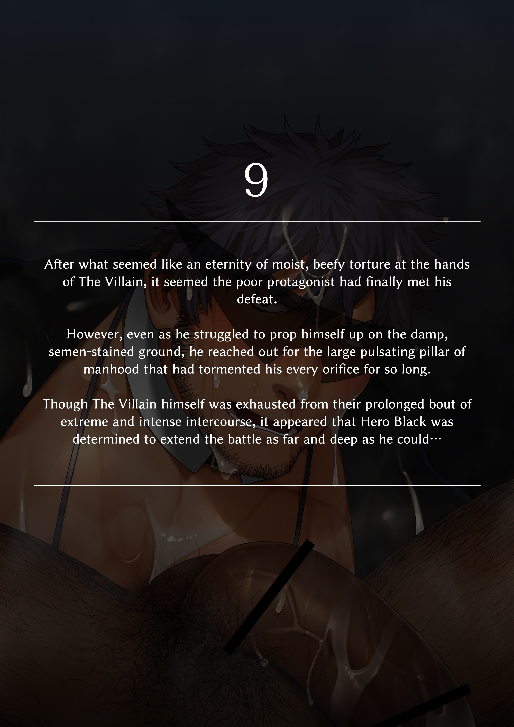 goronaoki, bar censor, censored, english text, abs, anal, arm hair, balls, bara, beefy, biceps, big ass, big balls, big pecs, big penis, black hair, blush, body hair, bodybuilder, boner, bulge, english, erect penis, erection, facial hair, gay, gay sex, hairy, hairy legs, hairy male, hard on, huge bulge, huge cock, human, hyper cock, hyper penis, leg hair, looking pleasured, male, male focus, male masturbation, male nipples, male only, male pubic hair, male underwear, manly, masculine, muscle, muscles, muscular, muscular arms, muscular ass, muscular back, muscular legs, muscular male, muscular thighs, open mouth, pecs, penile masturbation, penis, penis out, pointless censoring, pubic hair, sequence, sequence parts, sequence parts continuation, size difference, spread legs, tan body, thick thighs, thrusting, tight clothing, uncut, underwear, underwear down, veins, veiny penis, 