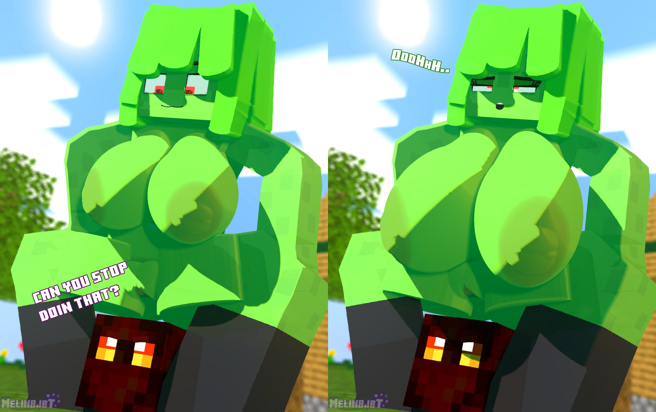 Rule34 - If it exists, there is porn of it / magma cube, slime (minecraft)  / 6498653