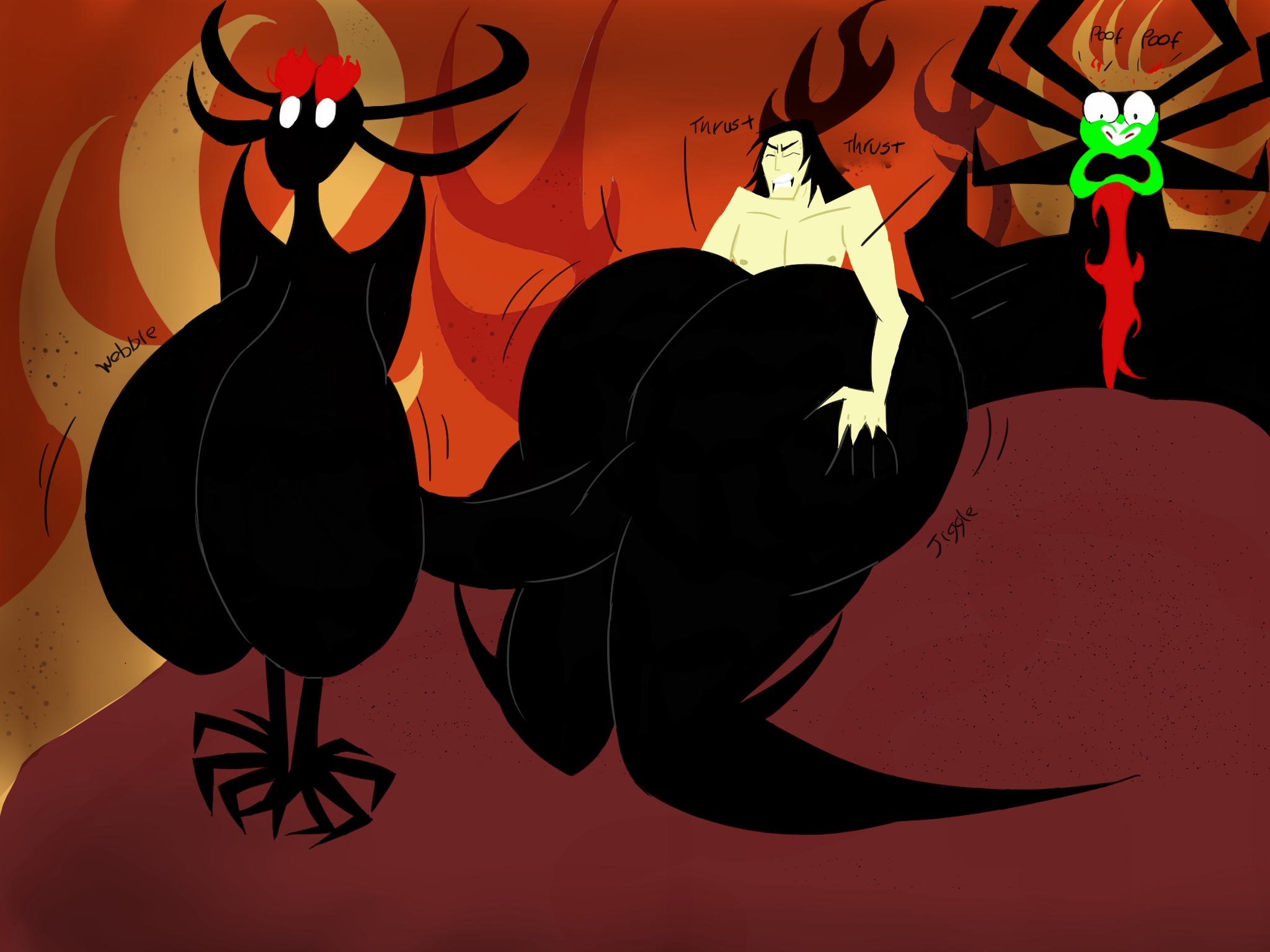 Rule34 - If it exists, there is porn of it / aku, ashi, samurai jack (chara...