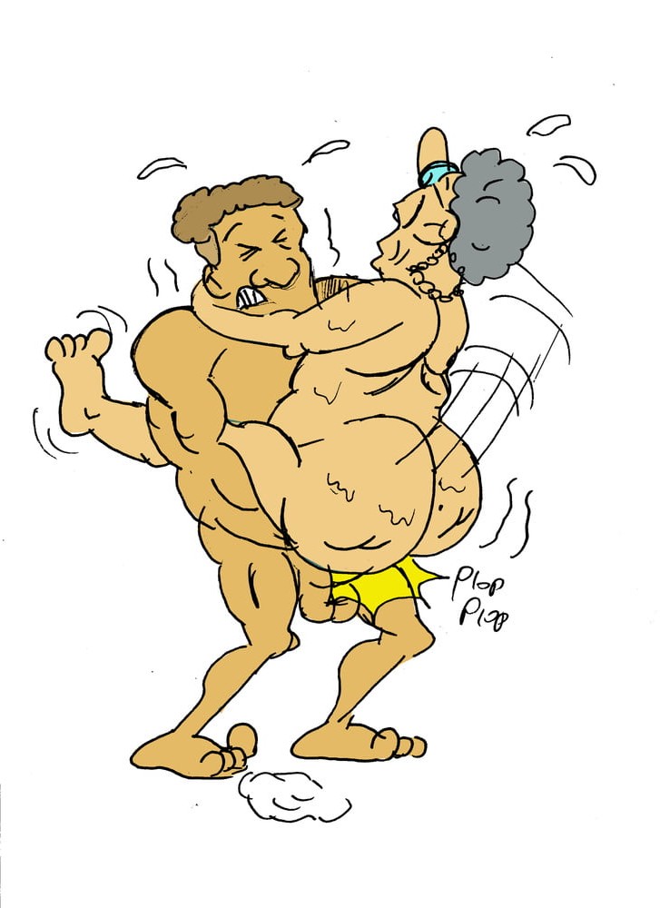 tagme, big butt, cartoon, granny, 