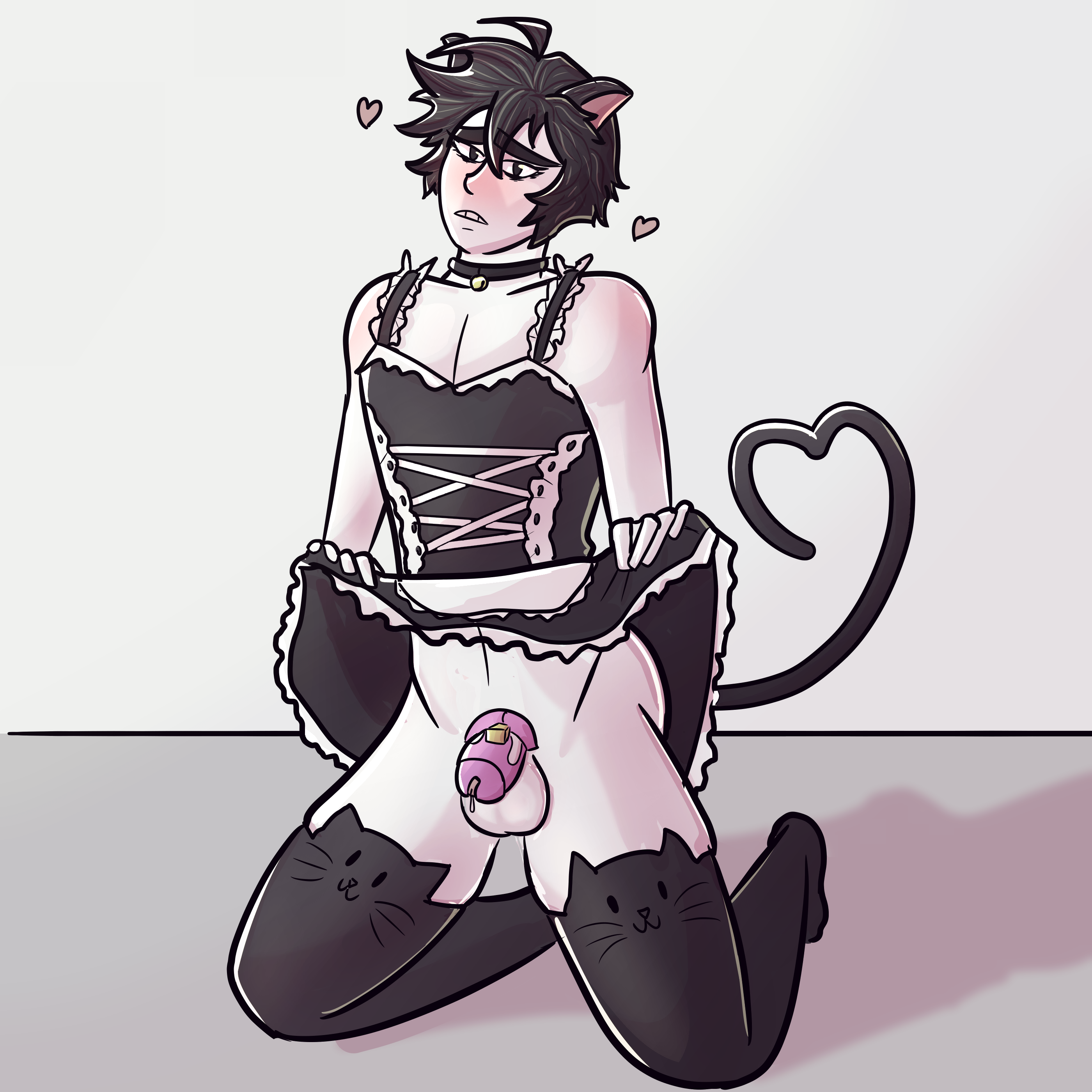 Catboy femboy porn