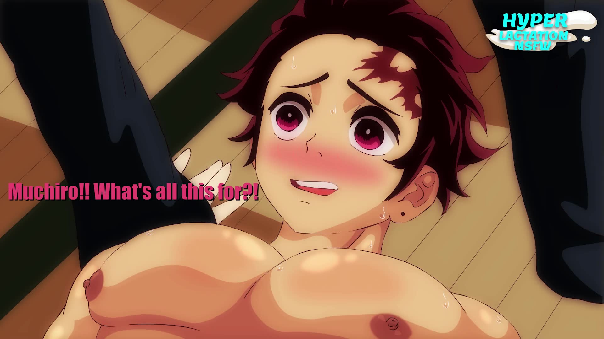 Tanjiro's intimate embrace