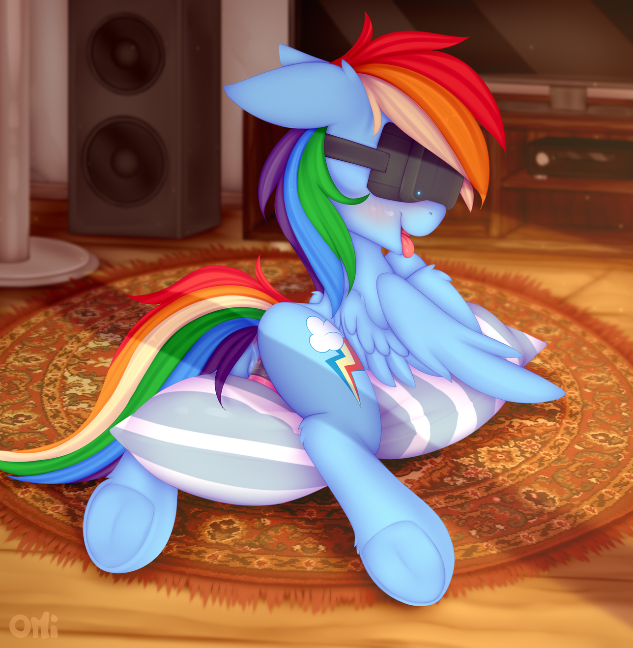 Rule34 - If it exists, there is porn of it / omiart, rainbow dash (mlp) /  5658018