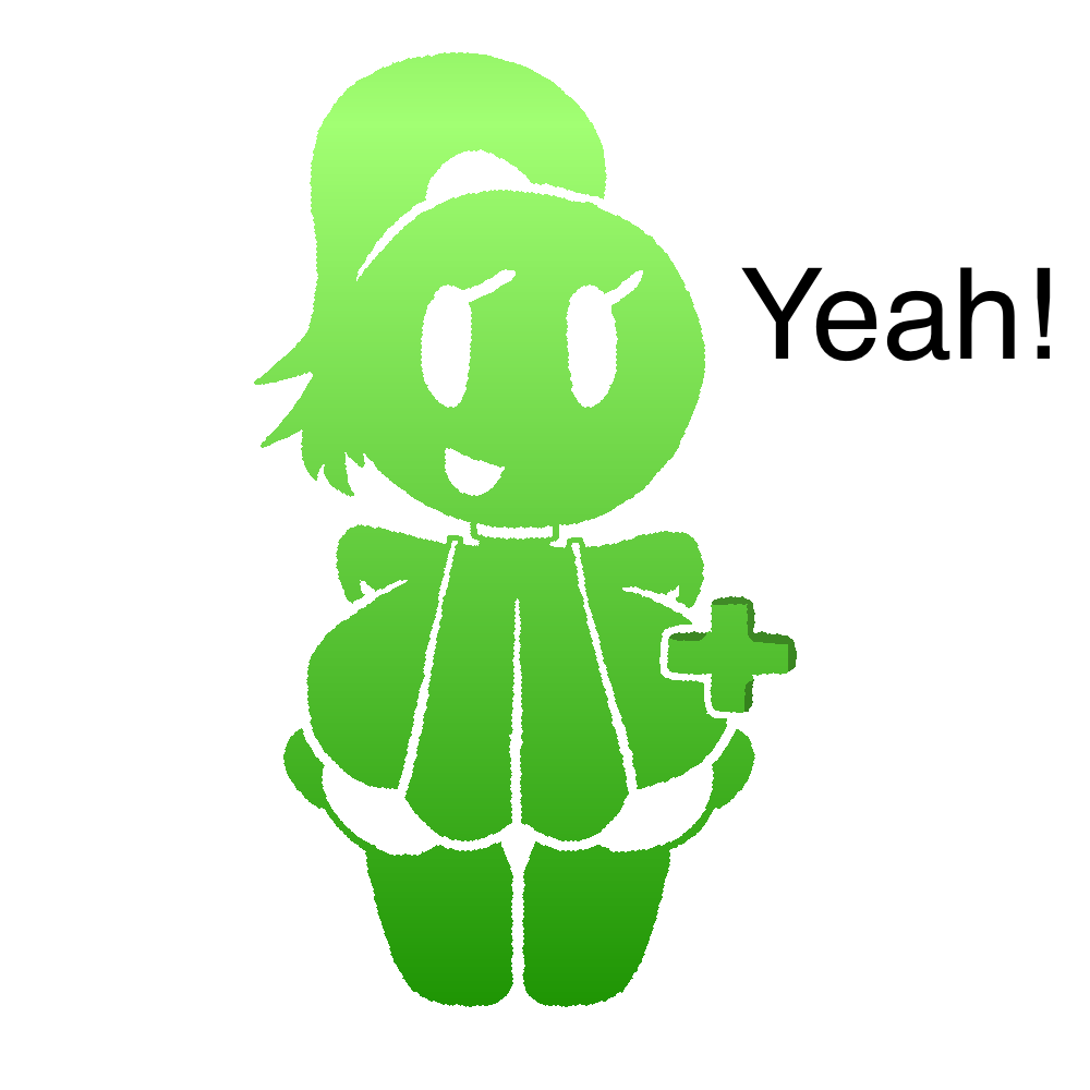 1girls 2024 big_breasts bikini_top boobs bra breasts breasts_squeezed_together choker english_text eyelashes female female_focus female_only green_body green_hair green_skin holding_breast kneeling meme mob_face n1_1ck on_knees open_mouth open_smile plus_sign ponytail simple_eyes simple_face smile sole_female solo solo_female solo_focus tits white_background white_eyes yeah!_(miiverse)