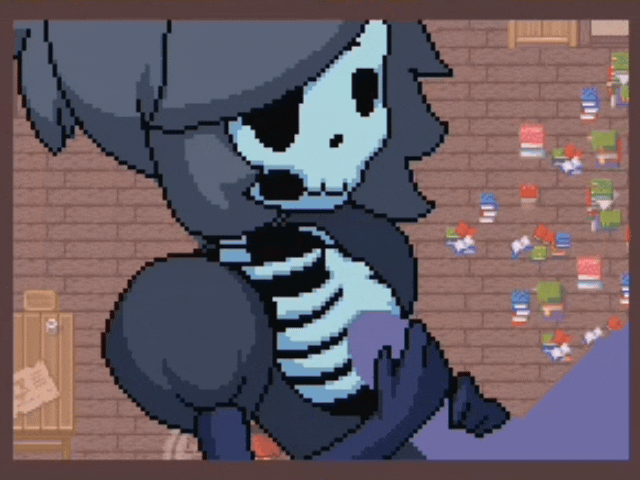 akai_(ugokashitari) animated animation black_clothes black_clothing black_hair blue_body blue_bones boobjob breasts cum cum_on_breasts cum_on_ribs female female/male female_focus game_cg genitalia handjob horizontal_image horizontal_video longer_than_10_seconds loop male male/female princess_and_conquest sex short_playtime shorter_than_10_minutes shorter_than_30_seconds shorter_than_3_minutes shorter_than_five_minutes shorter_than_four_minutes shorter_than_one_minute shorter_than_two_minutes skeleton skeleton_girl