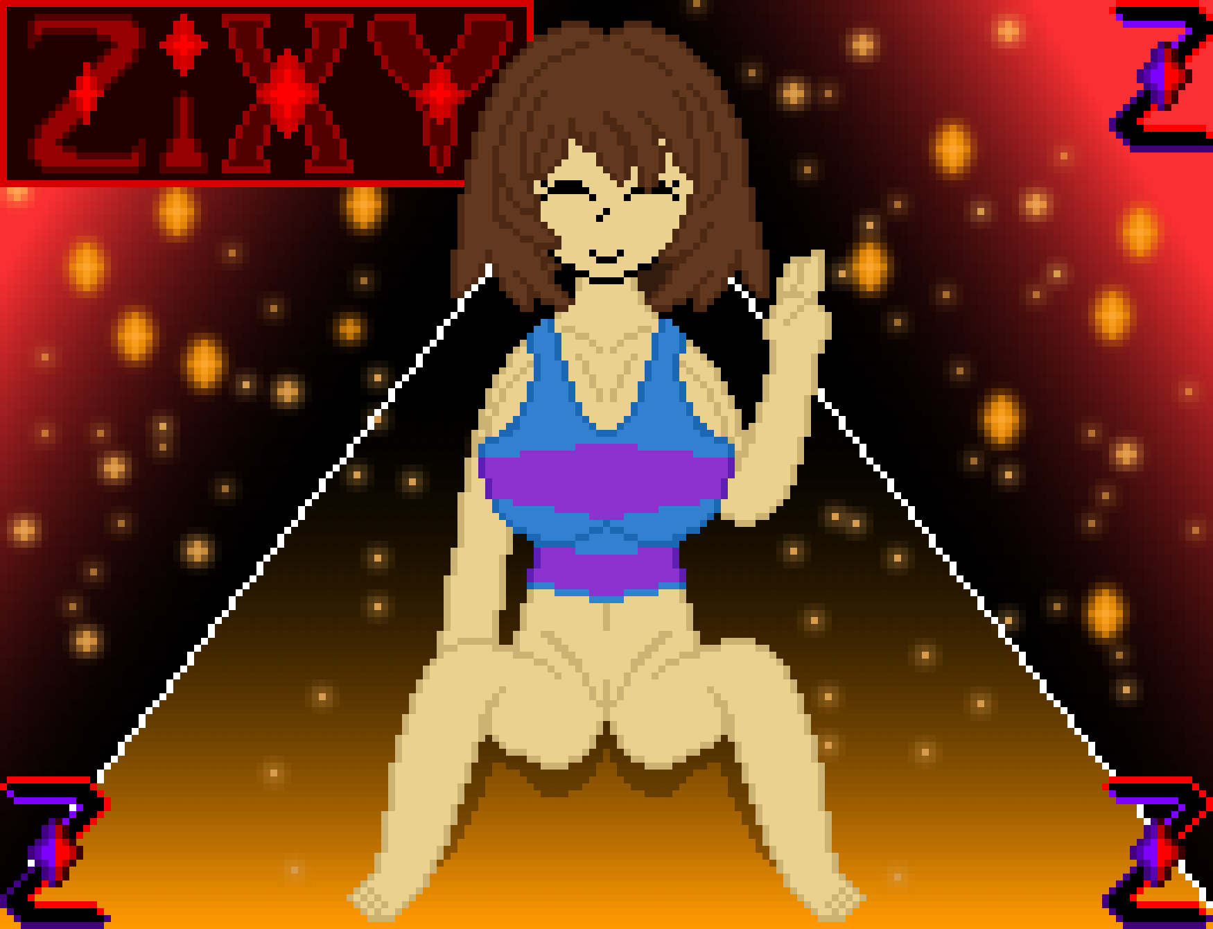 Frisk pixel art - a-lohas.jp