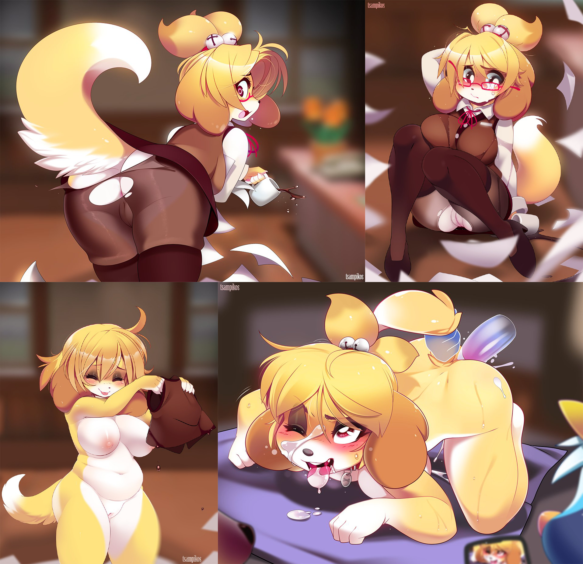 Rule34 - If it exists, there is porn of it  tsampikos, isabelle (animal  crossing)  4164994