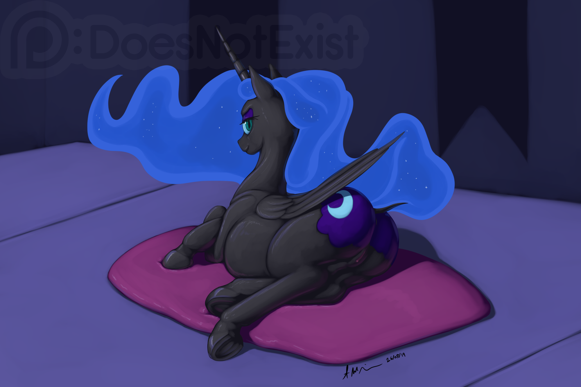 nightmare moon (mlp), friendship is magic, my little pony, hi res, after vo...