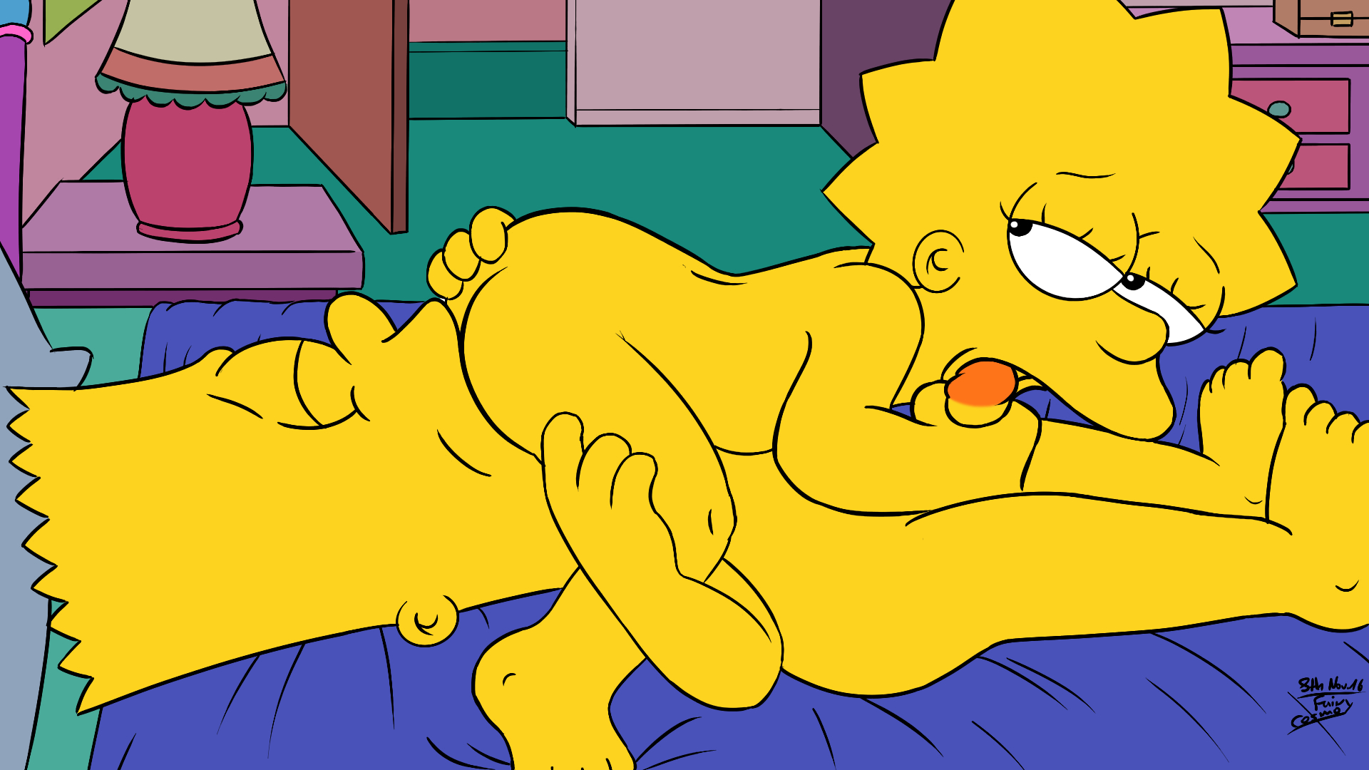 Lisa simpson and bart simpson swimsuit your cartoon porn