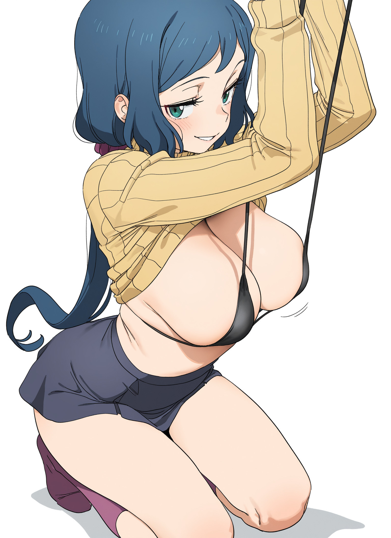 1girls bra bra_pull covered_nipples covering covering_breasts female gundam gundam_build_fighters hi_res high_resolution highres human human_female iori_rinko jeans looking_at_someone looking_at_viewer mature mature_female mature_woman milf no_bra no_toes no_underwear nude nude_female nudity ohm2449314_(artist) pants partially_clothed partially_clothed_female partially_naked partially_naked_female partially_nude partially_nude_female partially_nudity partially_undressed pulling pulling_bra pulling_clothing simple_background sitting sitting_on_ground sunrise_(studio) topless topless_female