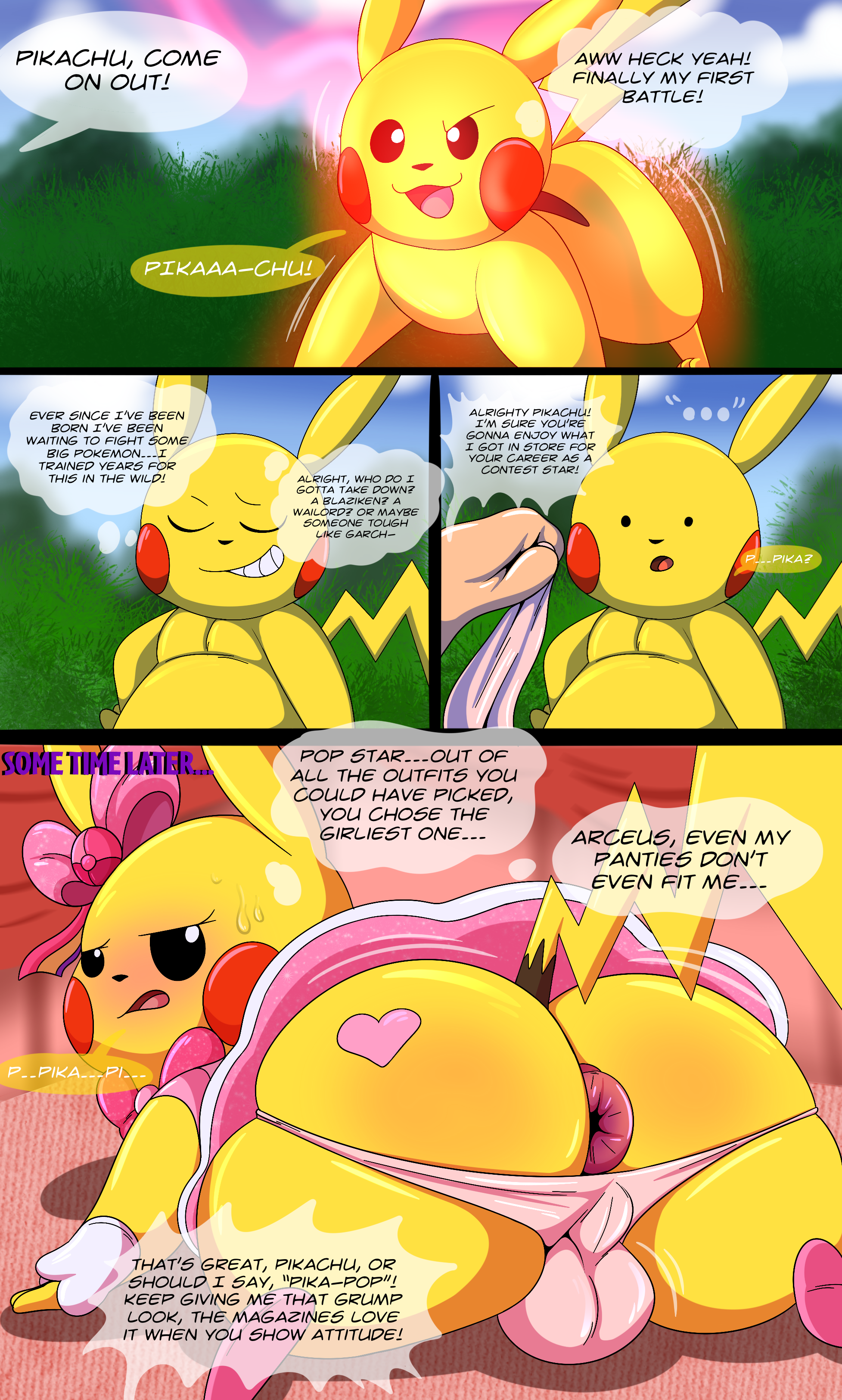 Girly pikachu comic porn
