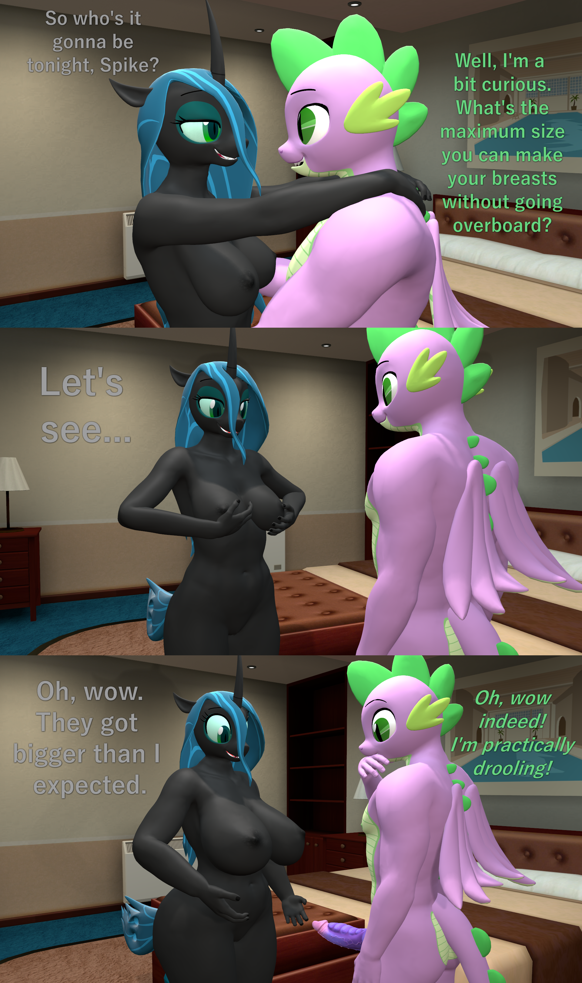 Rule34 - If it exists, there is porn of it  papadragon69, queen chrysalis  (mlp), spike (mlp)  5109313