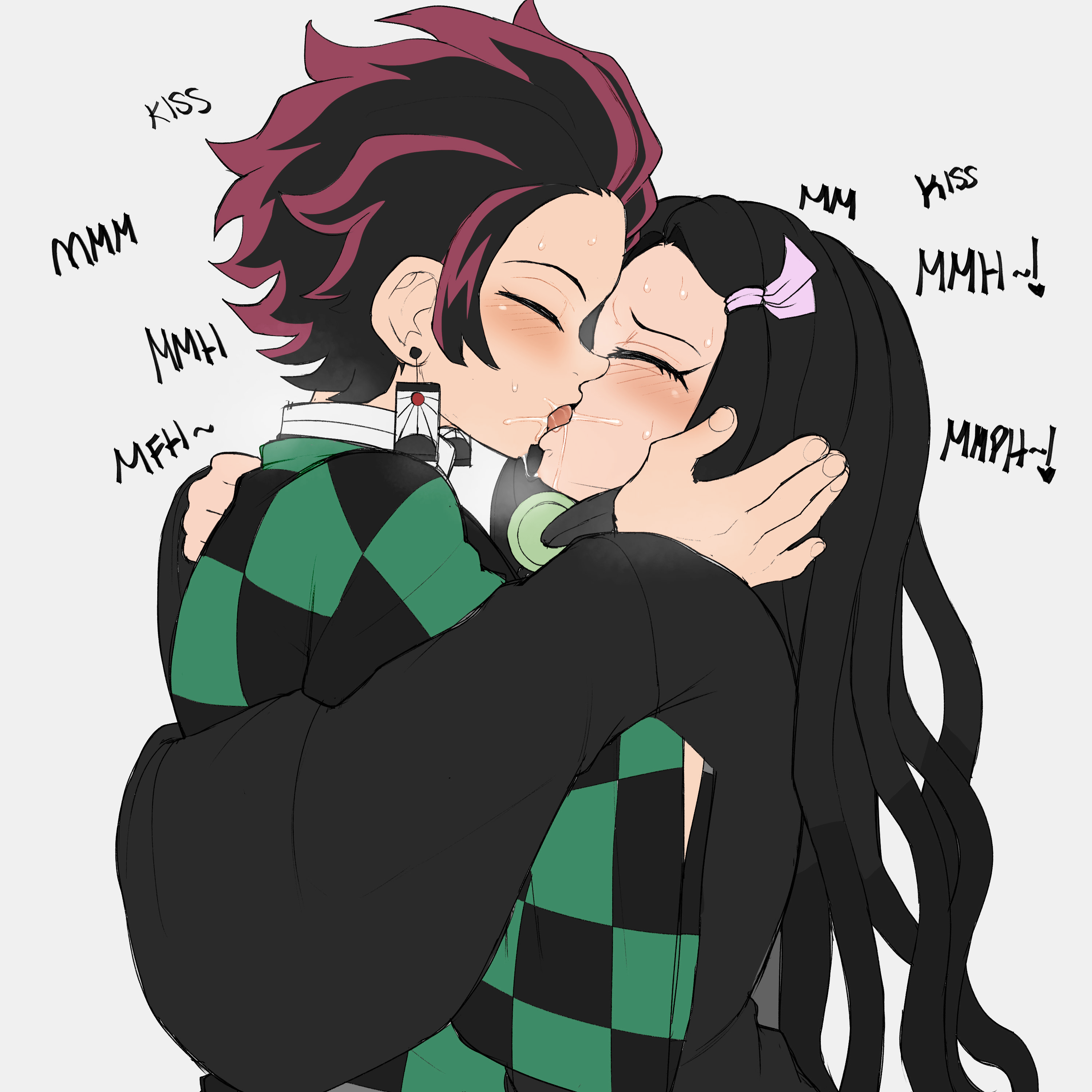 Blackwhiplash nezuko x tanjiro