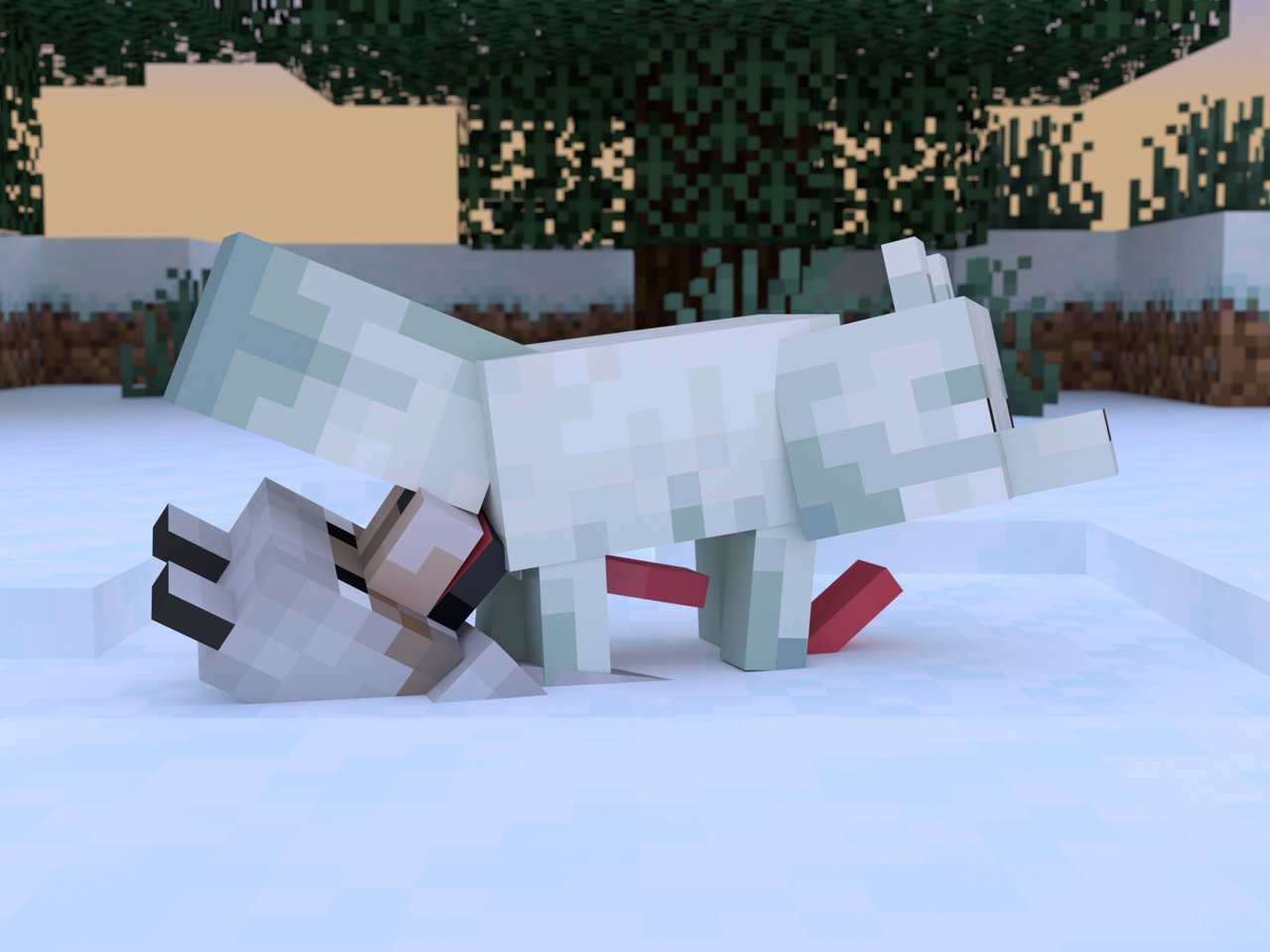 Rule34 - If it exists, there is porn of it / minecraft wolf / 4901404.