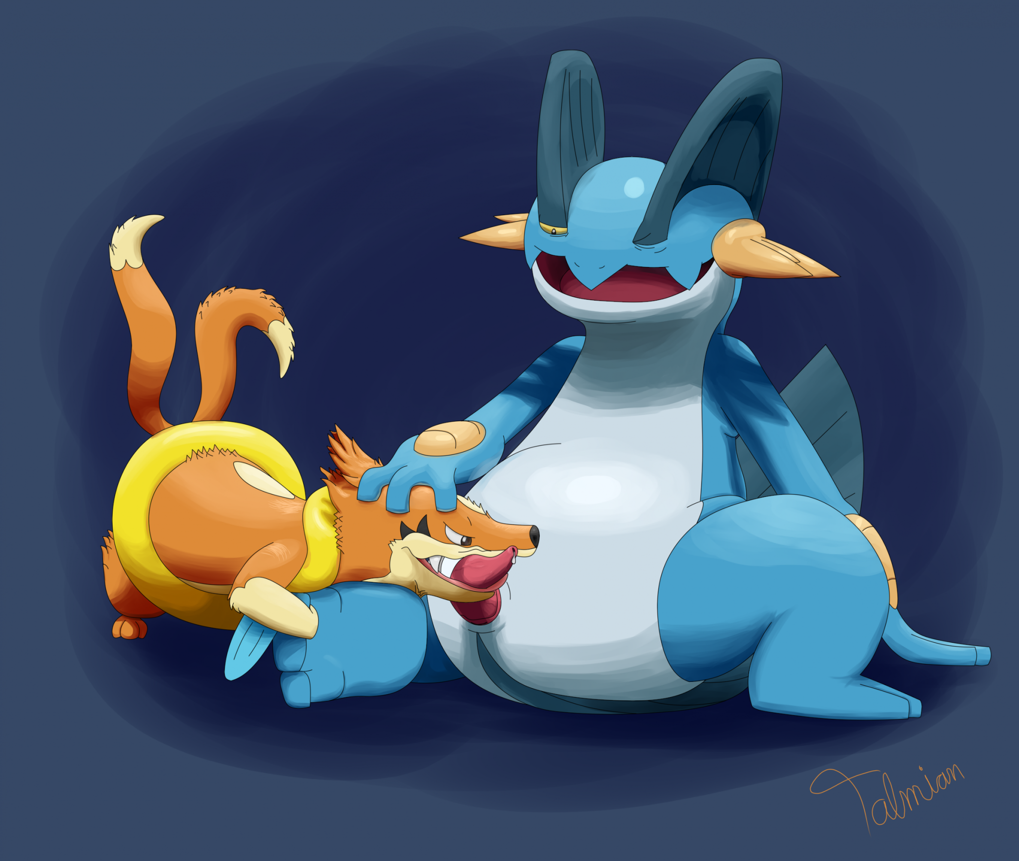 Swampert vore