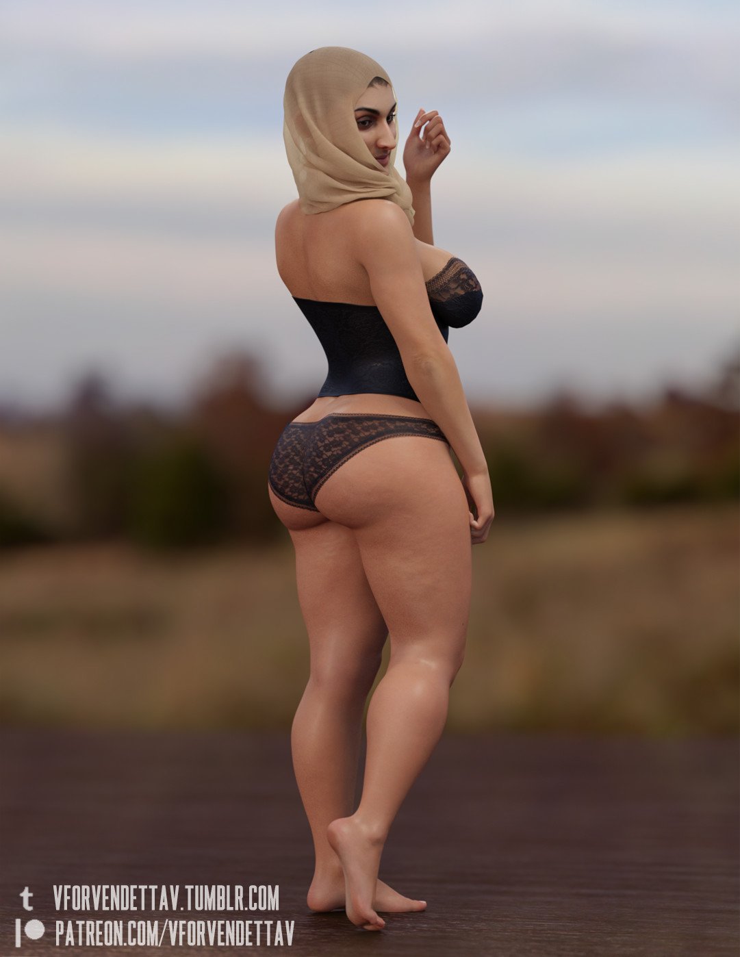Big ass muslim girls in hijab: your search for perfection is over!