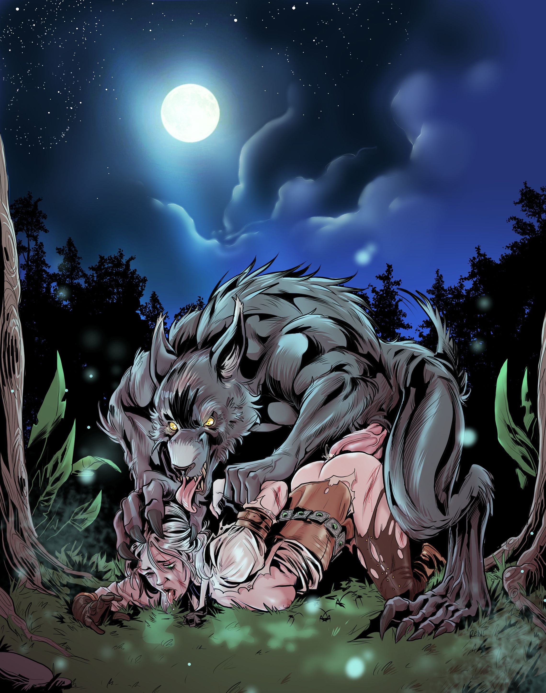 Hentai wolf monster фото 109