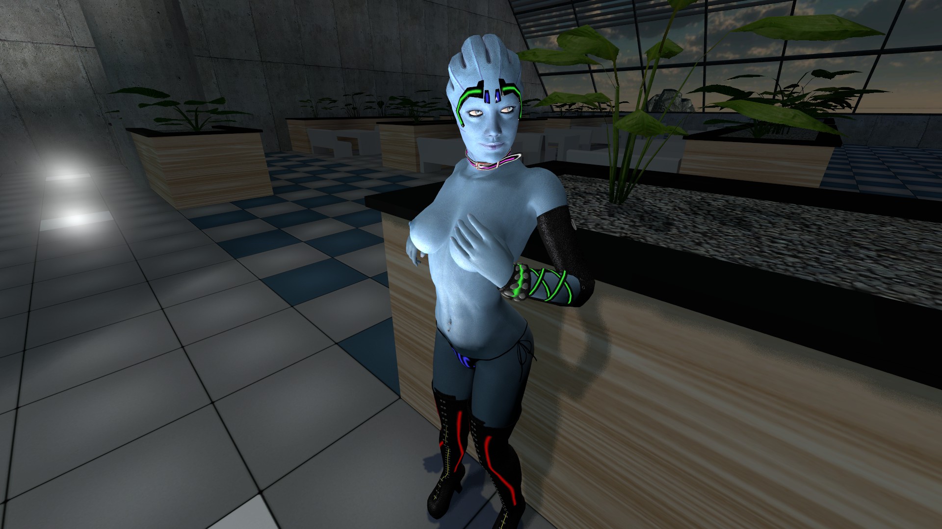 <b>asari</b>, <b>mass</b> <b>effect</b>, 3d, 3d (artwork), tagme.