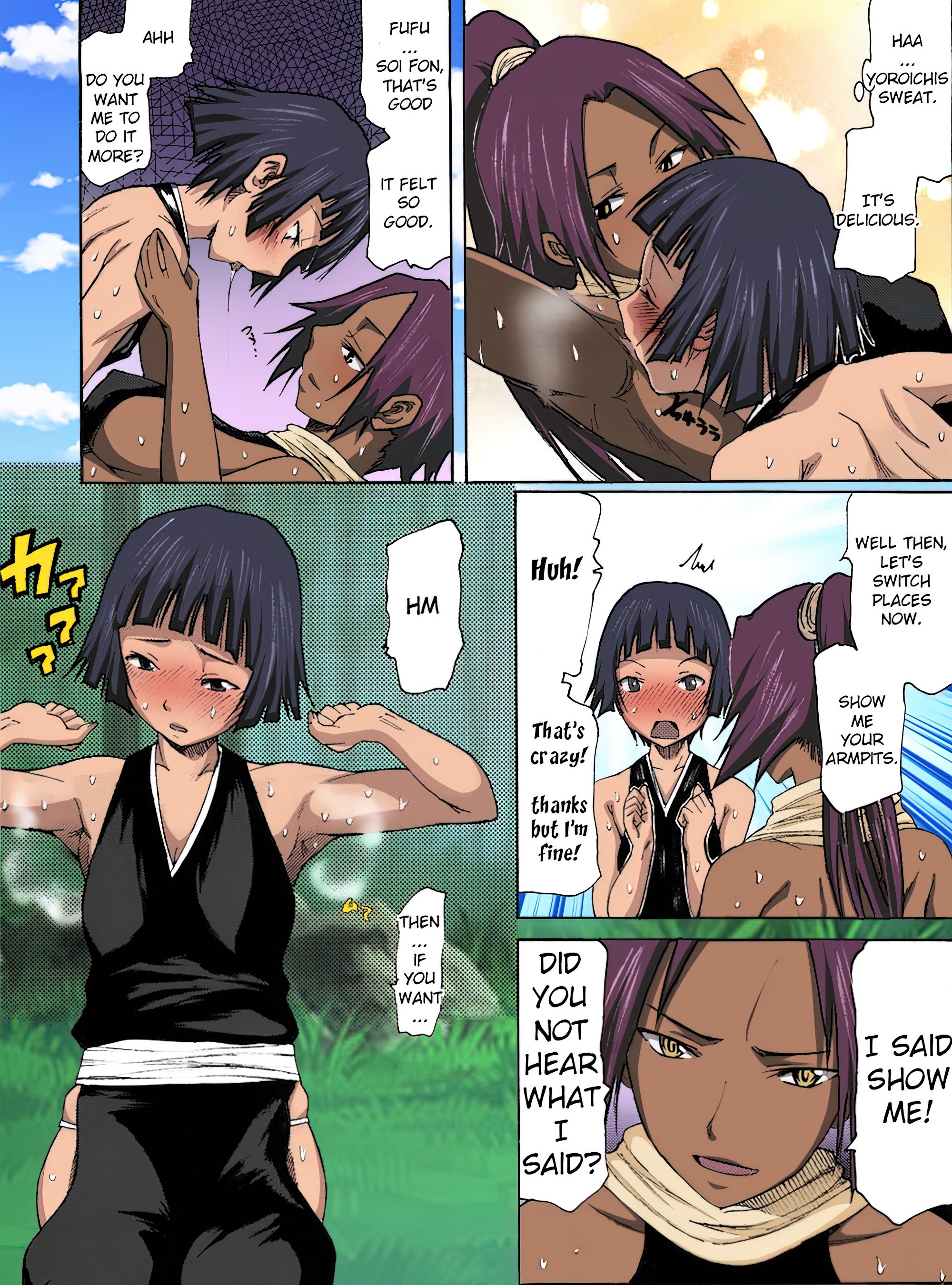 Rule34 - If it exists, there is porn of it / miharu (artist), scy 25,  shihouin yoruichi, soifon / 6114076