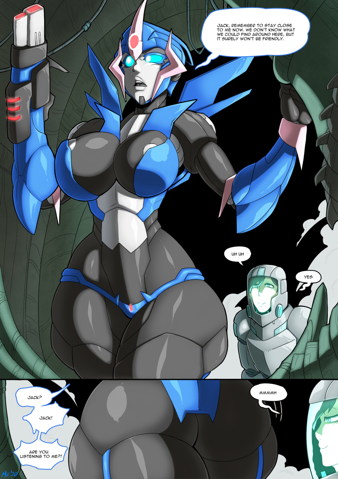 mad-project, arcee, jack darby, transformers, transformers prime, comic, 1b...