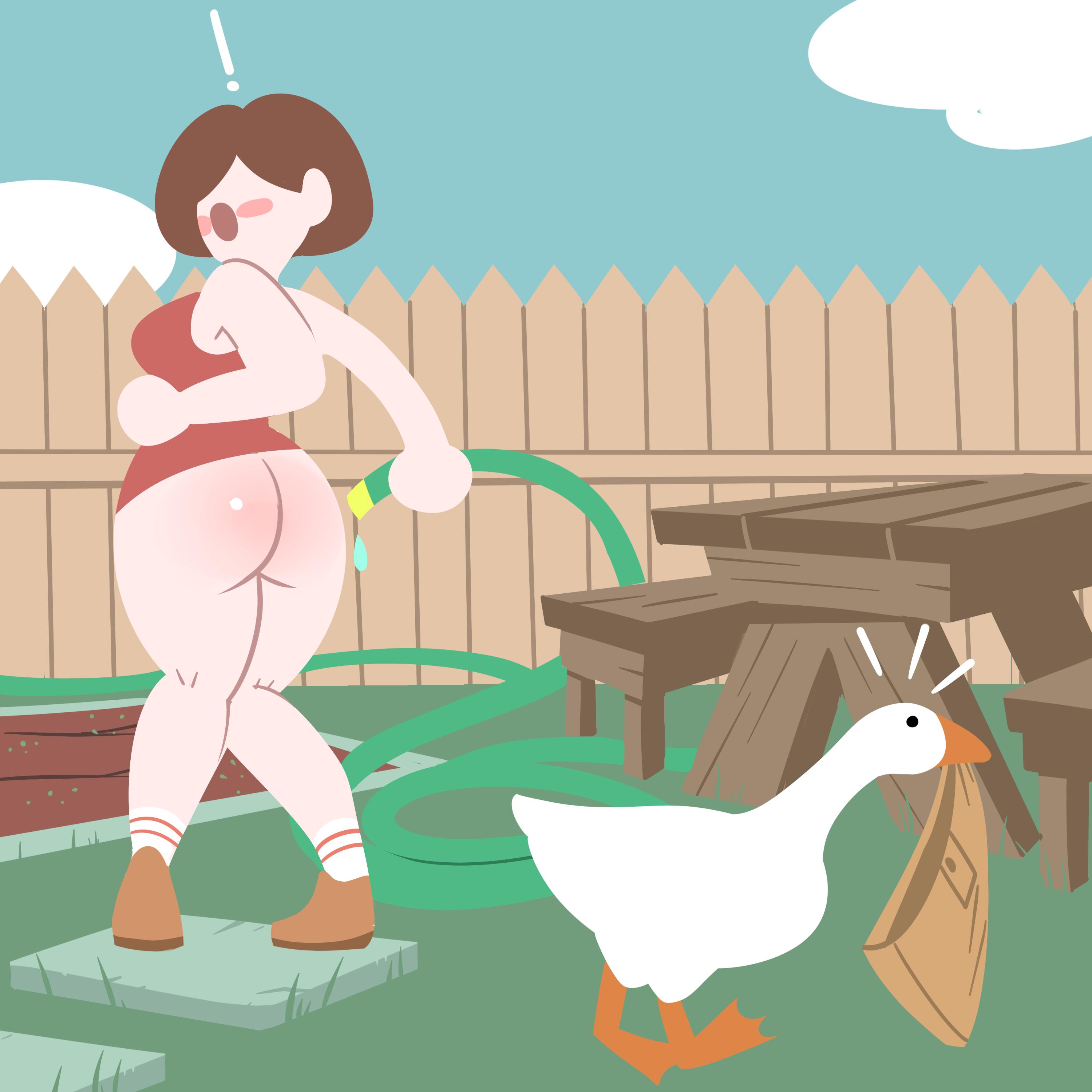 Rule34 - If it exists, there is porn of it  superspoe, goose (untitled  goose game)  2373216