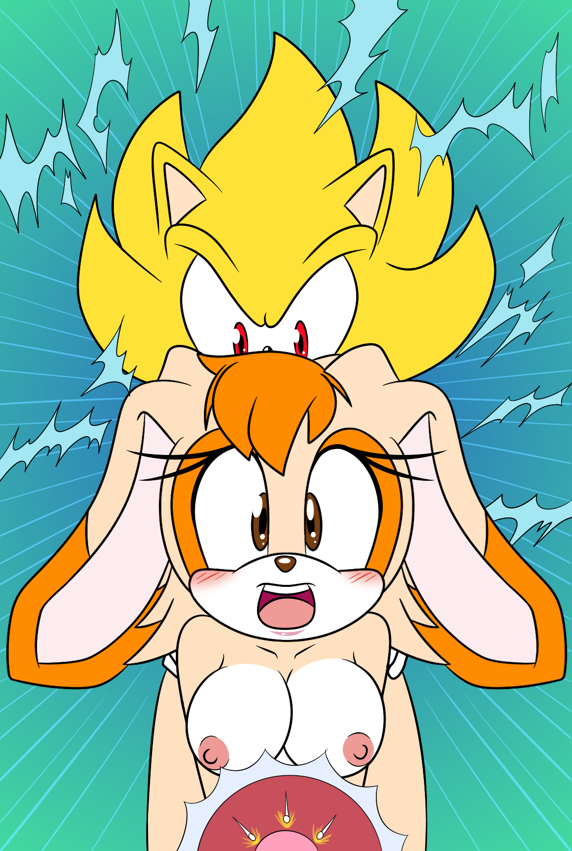 Rule34 - If it exists, there is porn of it / sonic the hedgehog, super  sonic, vanilla the rabbit / 4672772