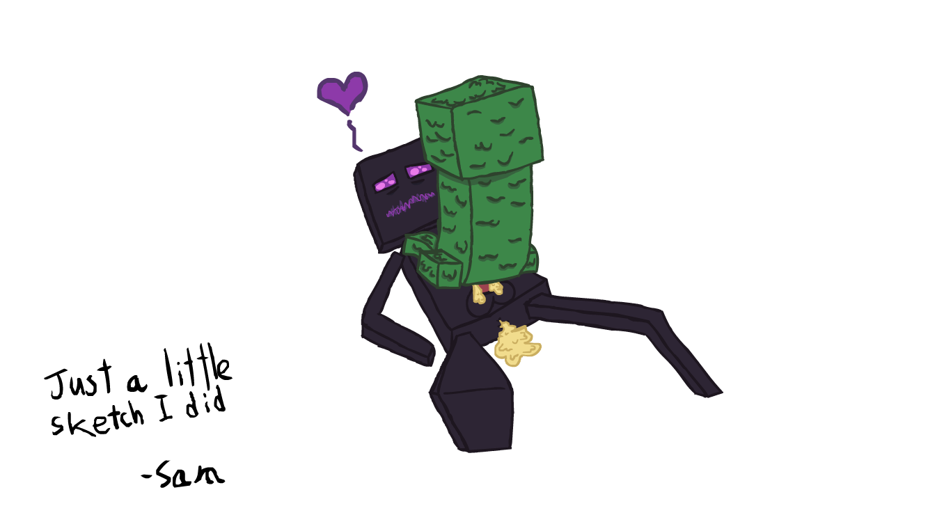 Rule34 - If it exists, there is porn of it / creeper, enderman / 605244.