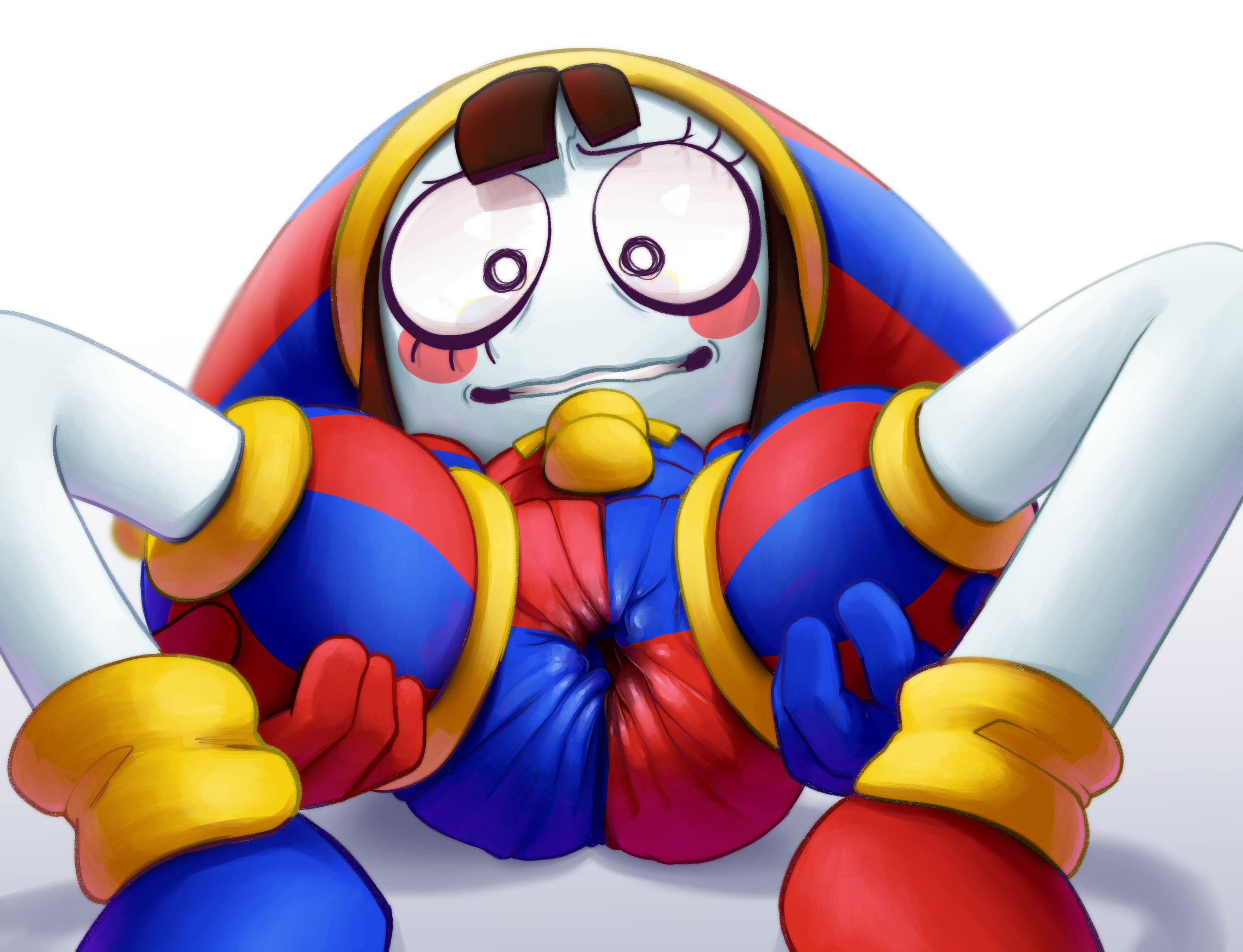 hexanne, jester, tagme, 1girls, clothed, clothed sex, female, female penetrated, fully clothed, jester cap, jester costume, jester hat, jester outfit, makeup, pale-skinned female, pale skin, penetration, pomni, sex, the amazing digital circus, 