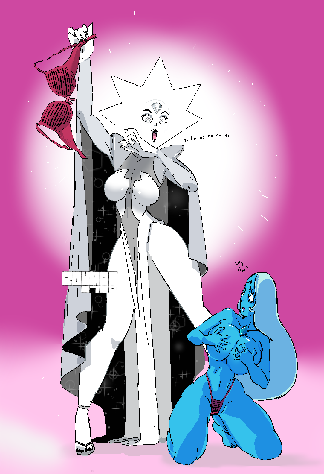 roumgu, blue diamond (steven universe), white diamond (steven universe), st...