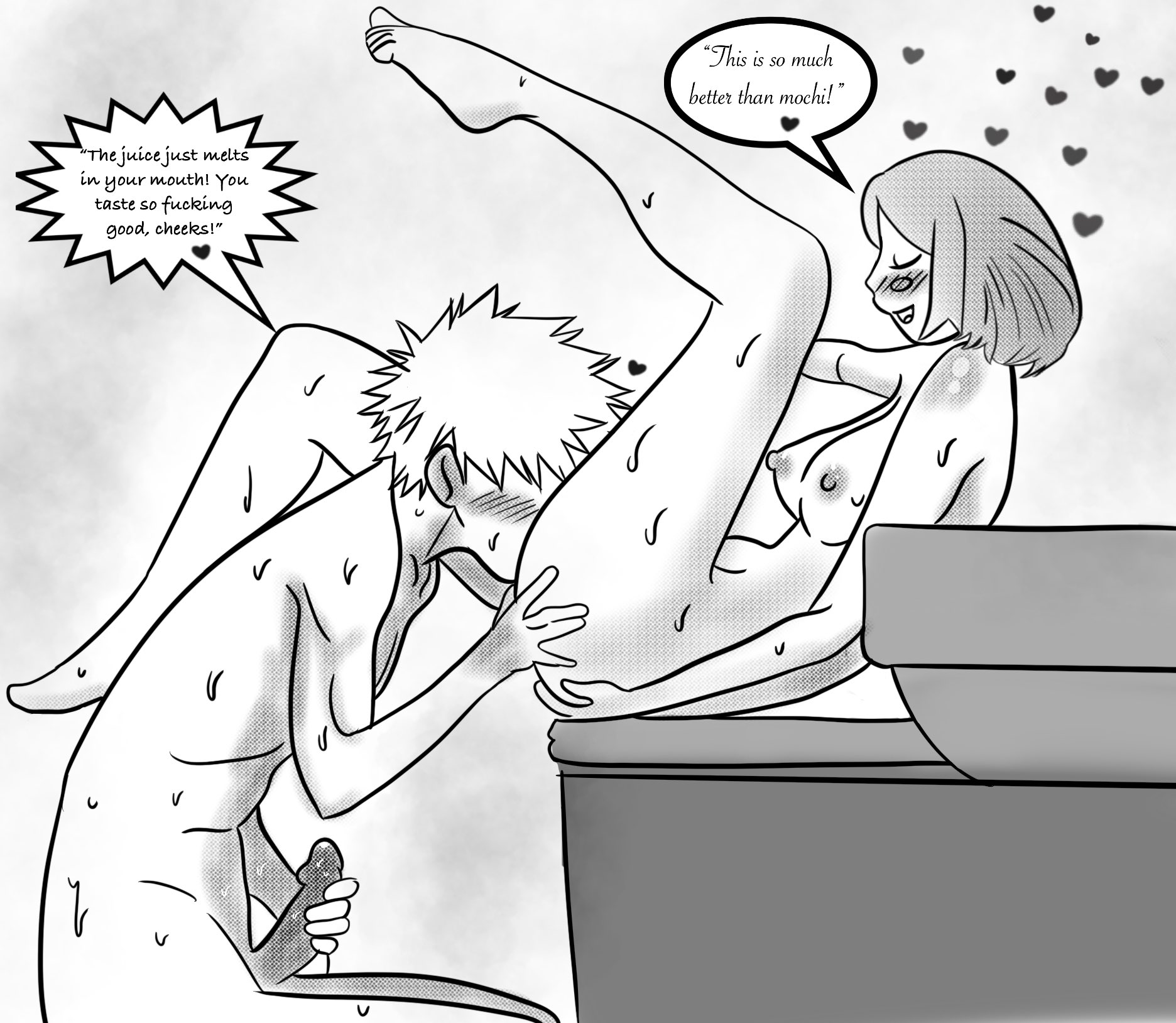 Bakugou eating pussy