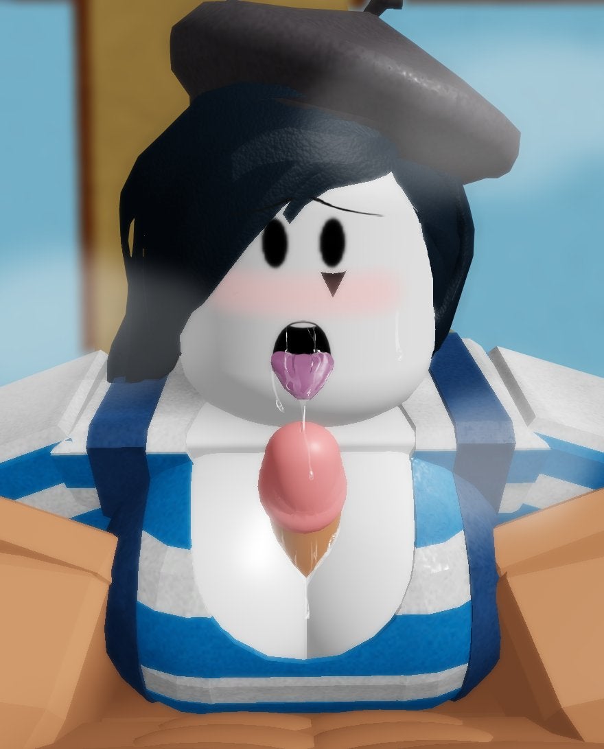 fully clothed, hat, penis between breasts, performer (roblox arsenal), robl...