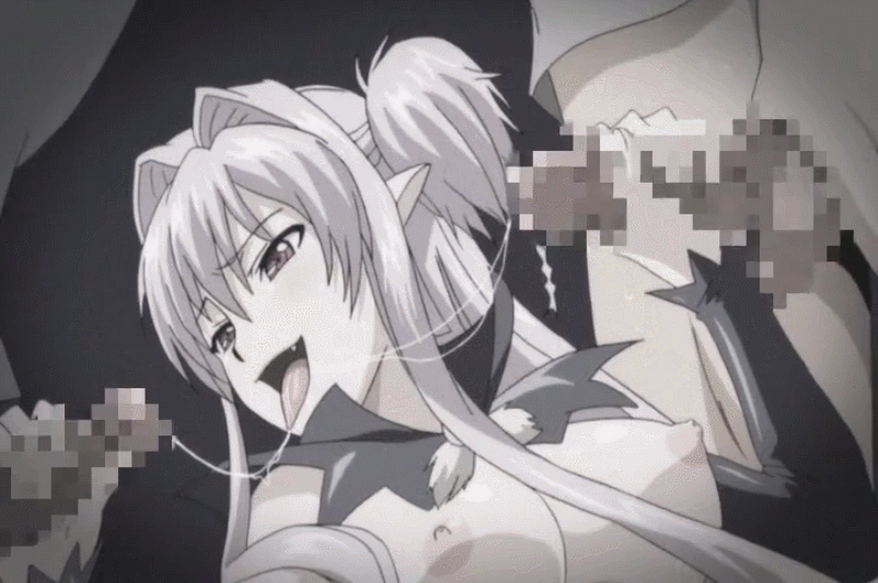 twiska, brandish, animated, censored, highres, screencap, bed, boots, cum, demon girl, female, masturbation, multiple boys, oral, penis, smile, straight, succubus, tail, thigh boots, wings, 