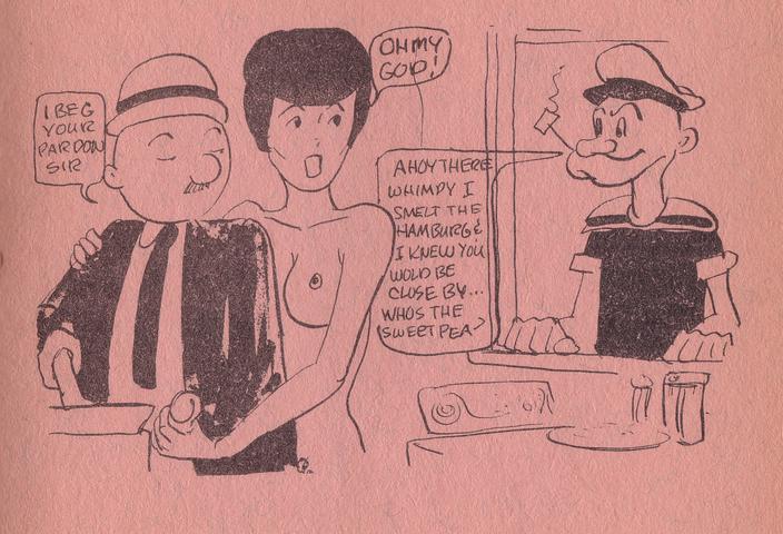 olive oyl, popeye, wimpy, popeye (series), comic, tagme, 