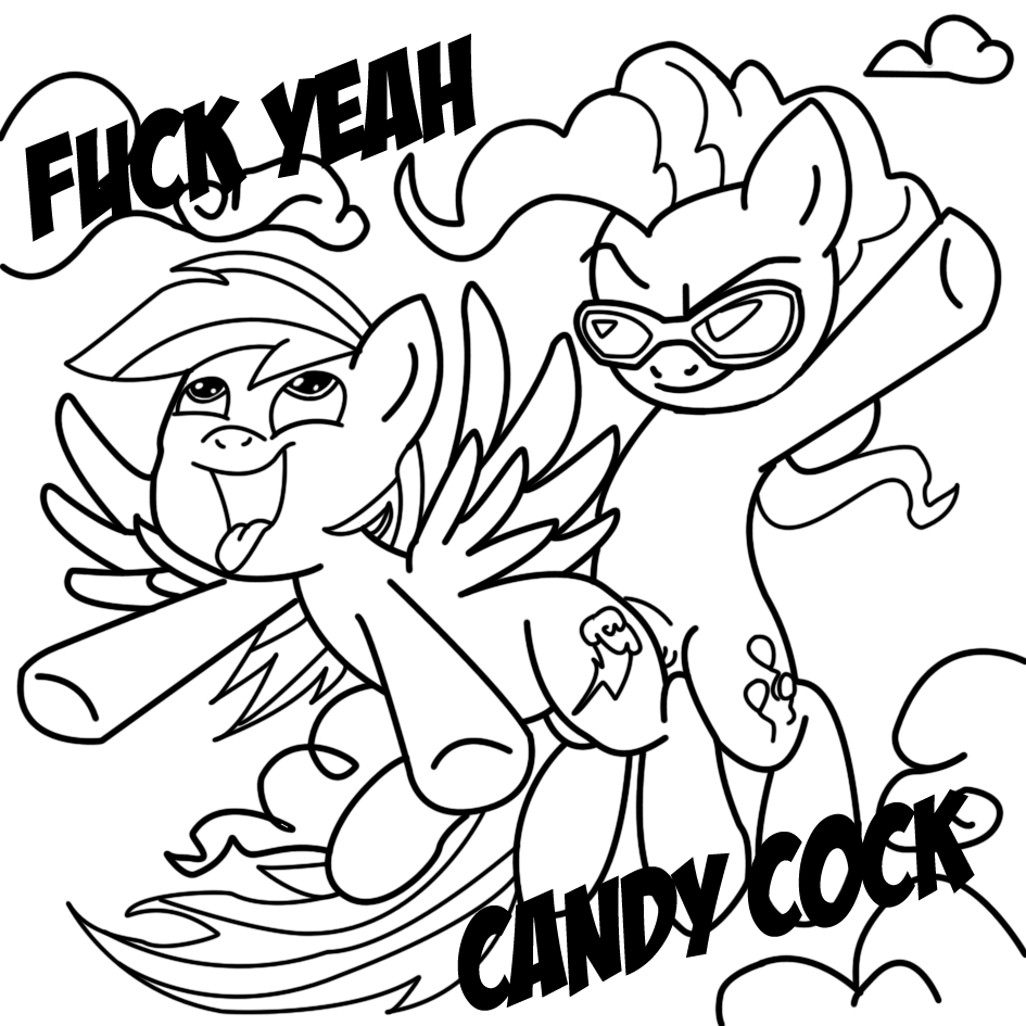 megasweet, pinkie pie (mlp), rainbow dash (mlp), friendship is magic, hasbro, my little pony, equine, female, from behind, goggles, herm, horse, horsecock, penetration, penis, pony, sex, wings, 