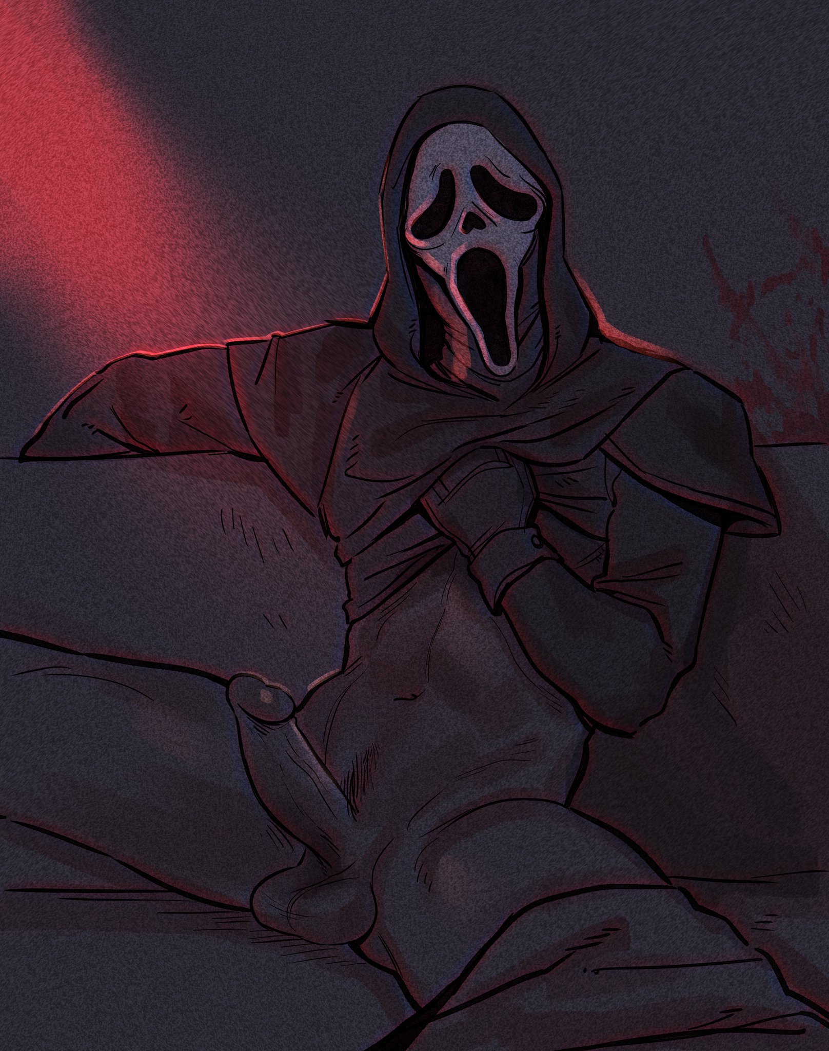 Porn ghost face