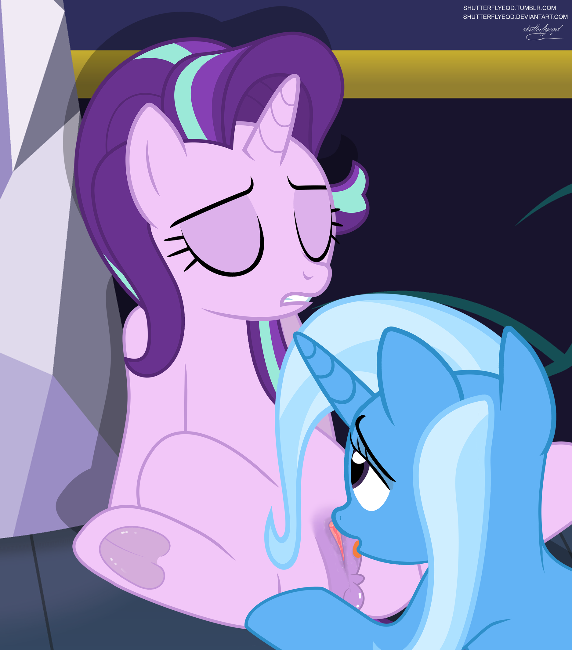 Rule34 - If it exists, there is porn of it / shutterflyeqd, starlight  glimmer, trixie (mlp) / 753089