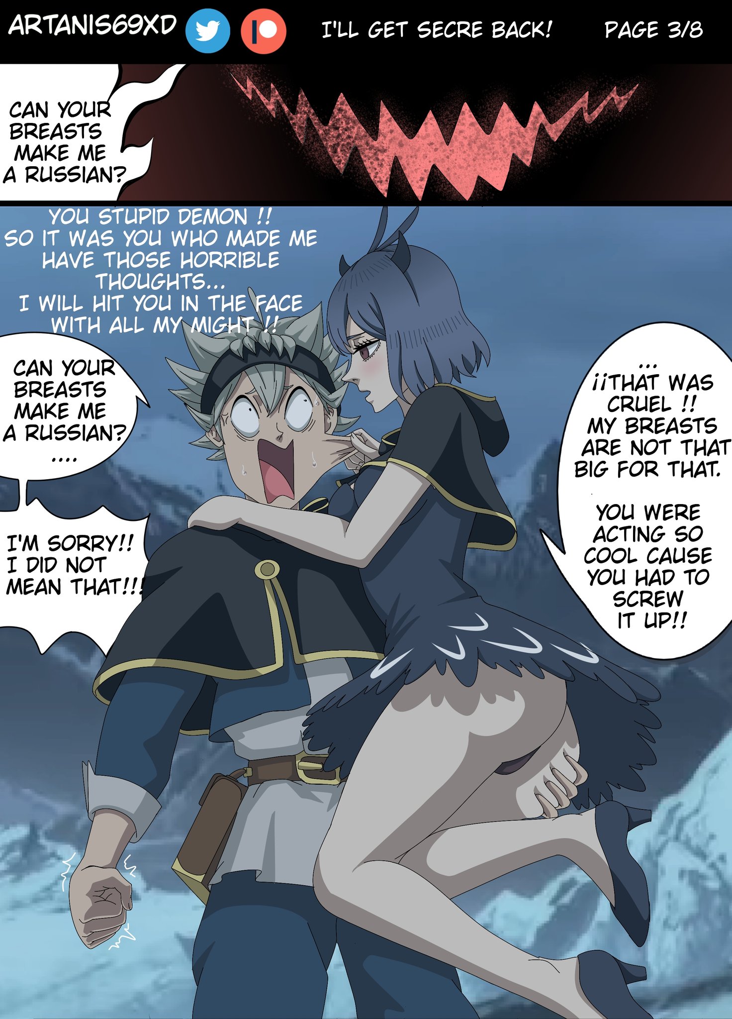 Rule34 - If it exists, there is porn of it  asta (black clover), secre  swallowtail  3837780