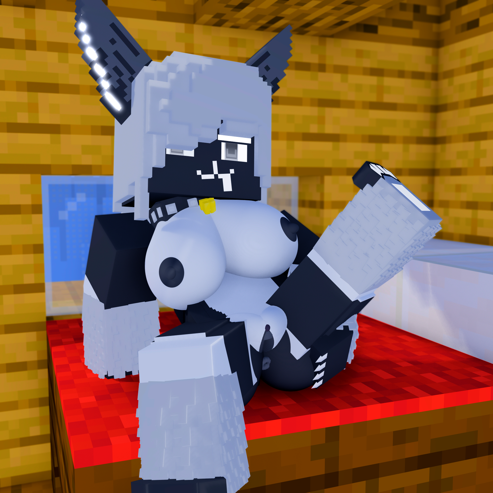 1:1 3d anais_(cybernetic_studio) animal_humanoid anthro anus aroused ass bed bedroom_eyes bell_choker big_breasts black_and_white black_body black_nipples breasts cat_humanoid cybernetic_studio demon digital_drawing_(artwork) exposed_breasts felid felid_humanoid feline feline_humanoid felis female fur furniture gaping gaping_anus genitals grey_body grey_eyes grey_fur hair hi_res holding_cheek humanoid looking_at_viewer mammal mammal_humanoid microsoft mine-imator minecraft mojang monochrome narrowed_eyes nipples nude on_bed presenting presenting_anus presenting_pussy puffy_anus pussy raised_leg seductive showing_butt simple_background sitting sitting_on_bed smile smiling_at_viewer smirk smirking_at_viewer solo spread_ass spread_butt spread_legs spread_pussy spreading succubus tongue tongue_out white_sclera xbox_game_studios