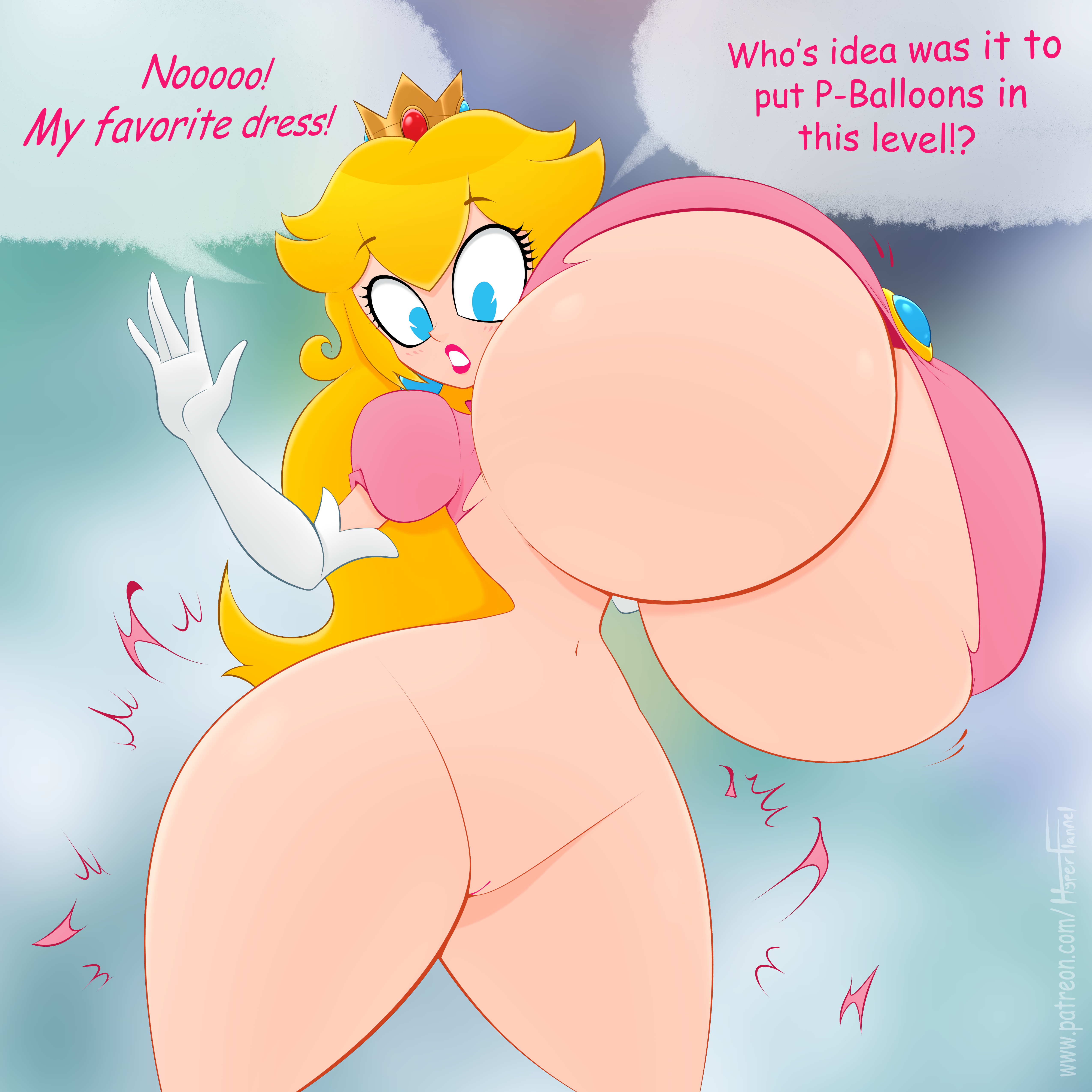 Princess peach breast expansion