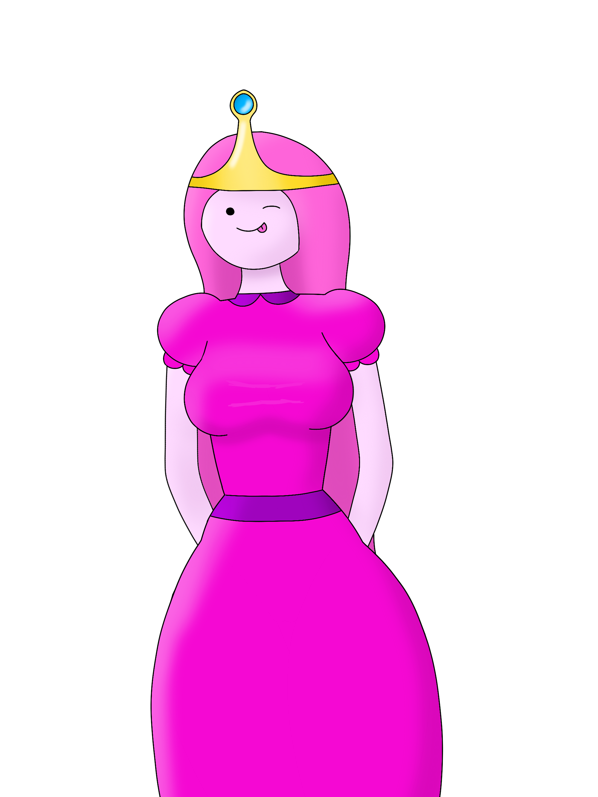 adventure_time female oiledupdegenerate princess_bubblegum tagme