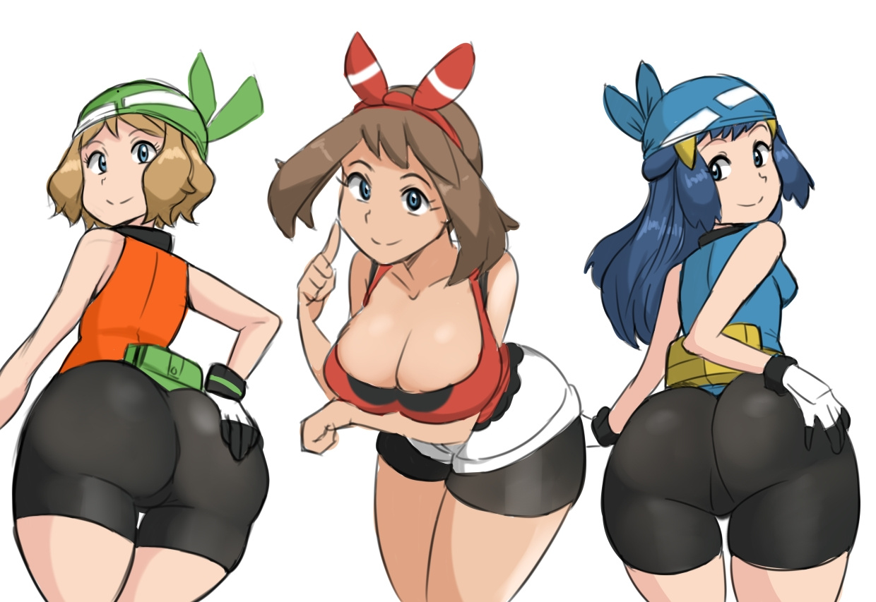 Rule34 - If it exists, there is porn of it / reach025, dawn (pokemon), may  (pokemon), serena (pokemon) / 3351760