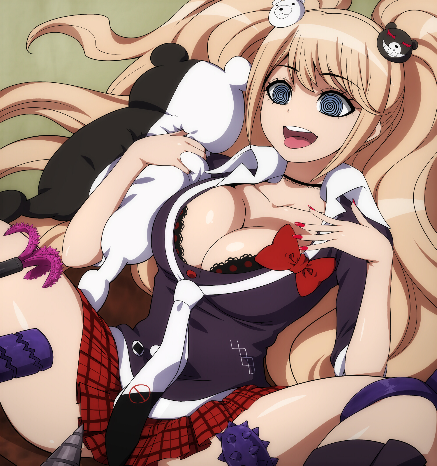 Rule34 - If it exists, there is porn of it / hairu, junko enoshima,  monokuma / 798523