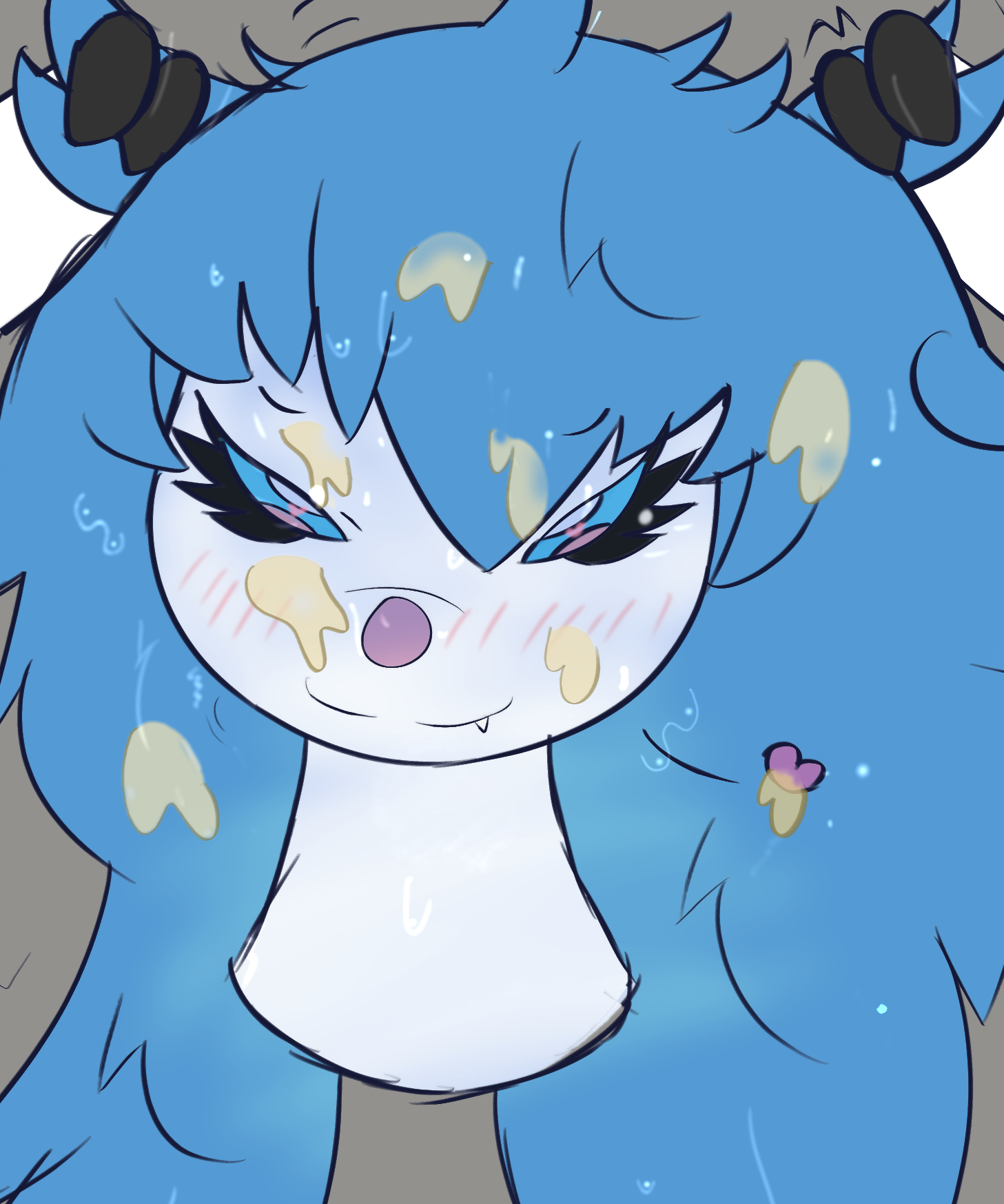 Blue face sex tale